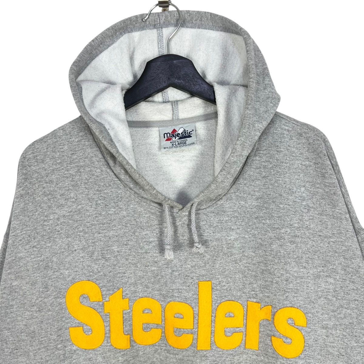NFL Vintage NFL Pittsburgh Steelers Pullover Hoodie Size US XL / EU 56 / 4 - 2 Thumbnail
