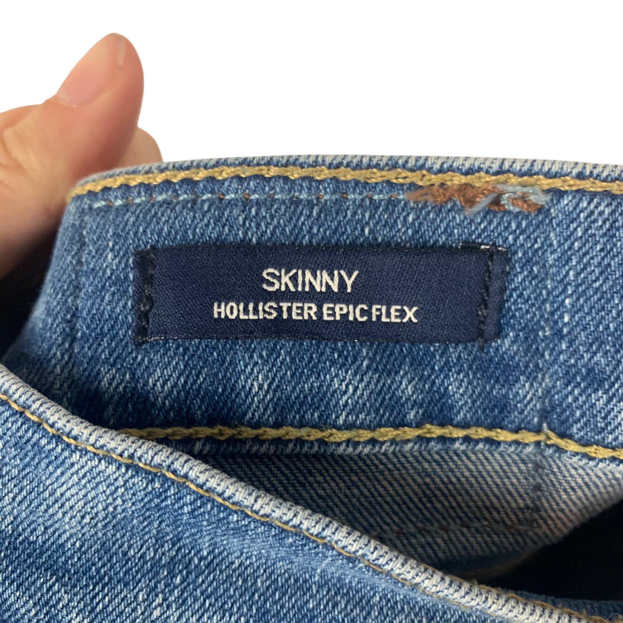 Hollister Men's Hollister Epic Flex Skinny Medium Wash Jeans Size 30x3 Size US 30 / EU 46 - 6 Thumbnail