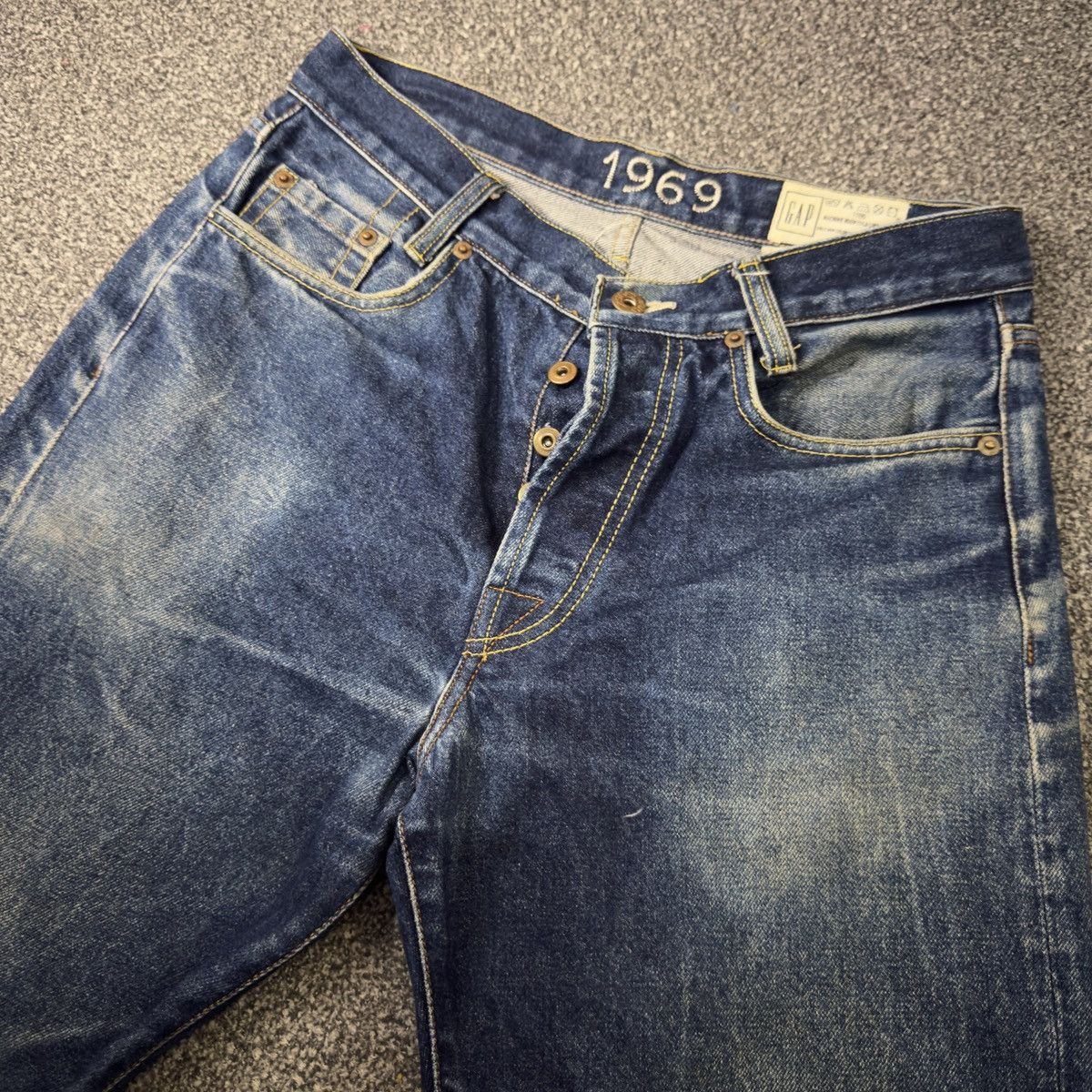 Denim & Co. 90s Gap S102571 Blue Denim Pants Made in Italy W31 L34 Size US 31 - 3 Thumbnail