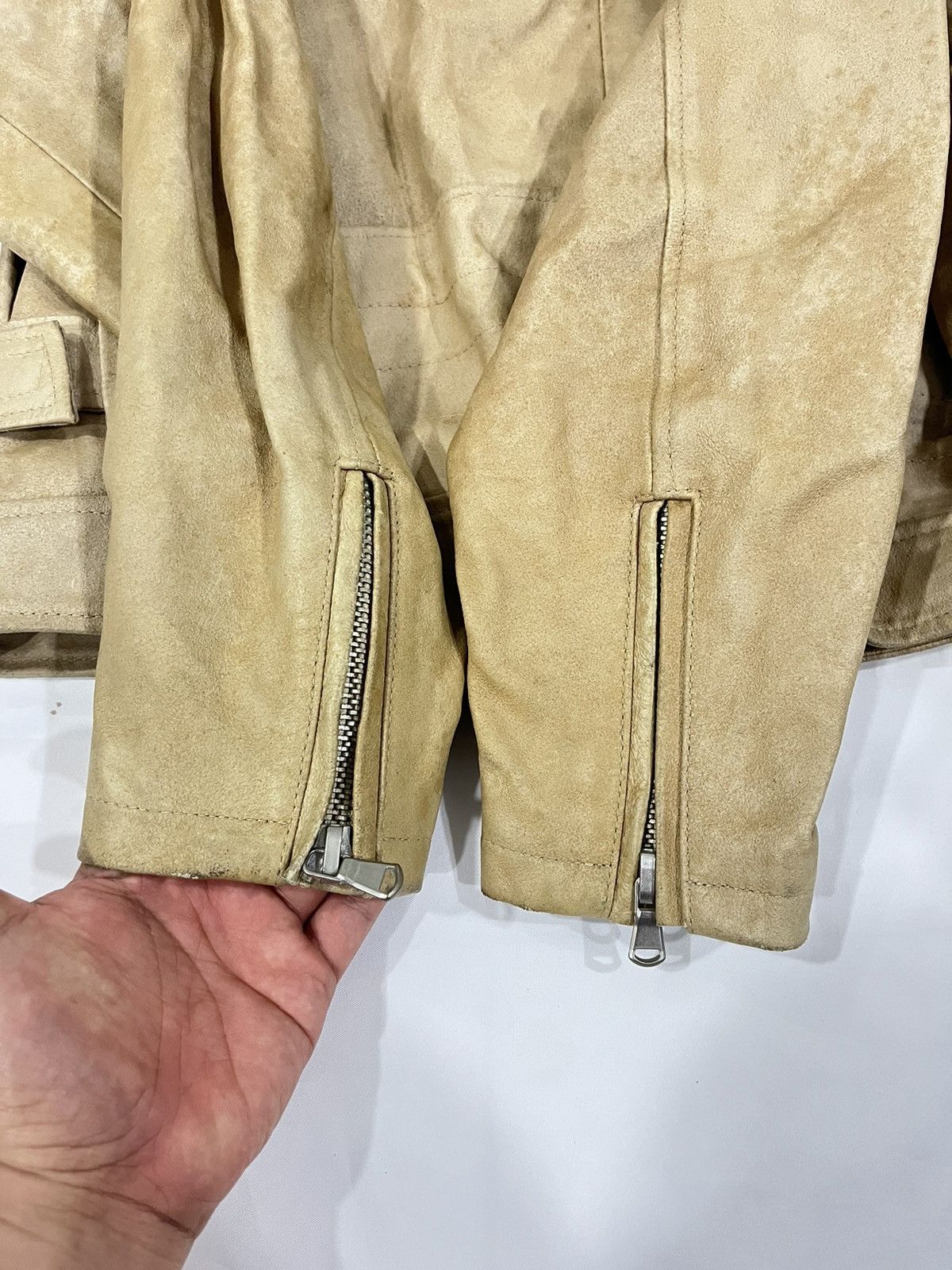 Vera Pelle Full Leather Inspired Gucci Cafe Design Motor Jacket Size US M / EU 48-50 / 2 - 8 Thumbnail