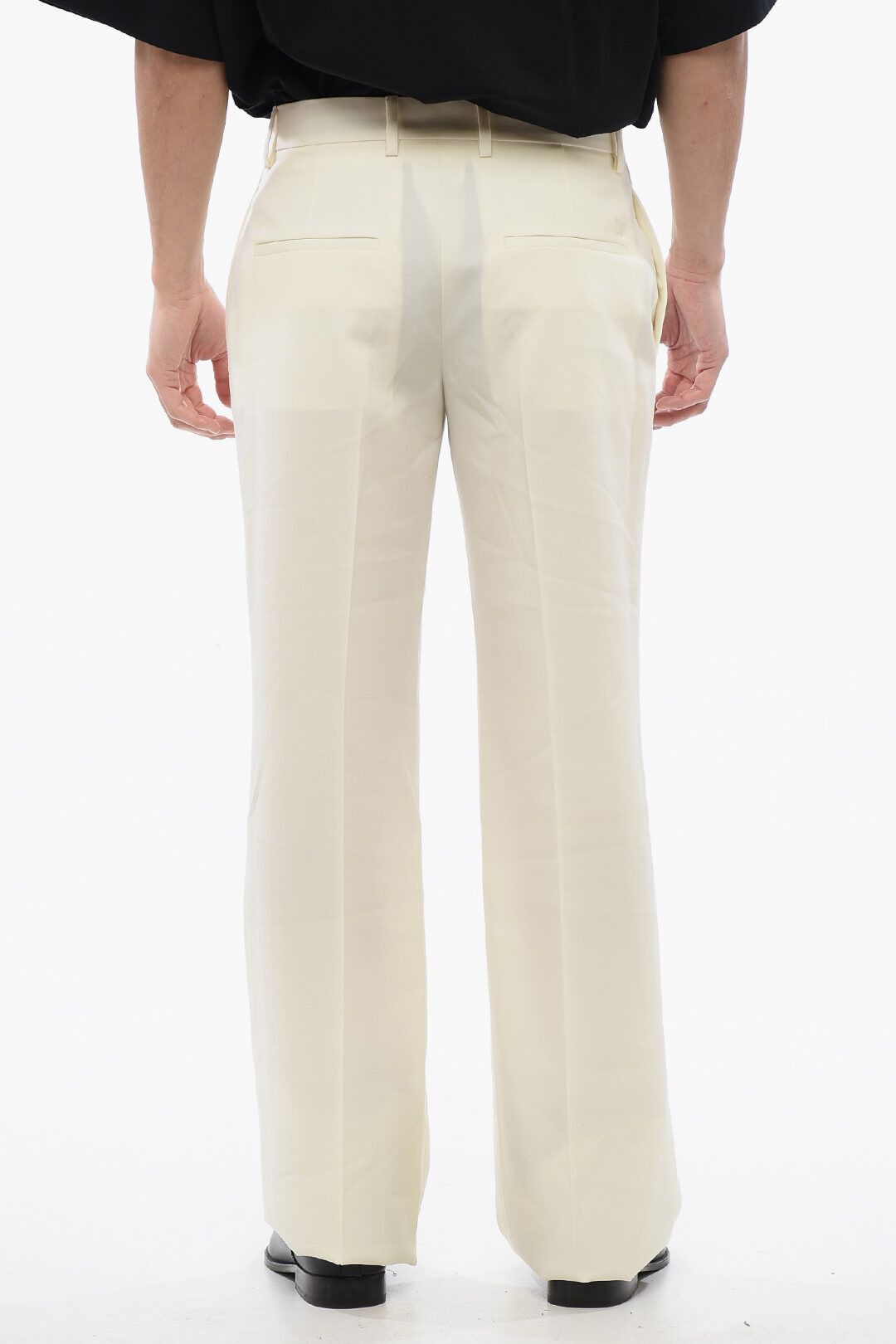 Off-White og1mm1025 Flare Fit Pant in Light Beige Size US 34 / EU 50 - 2 Thumbnail