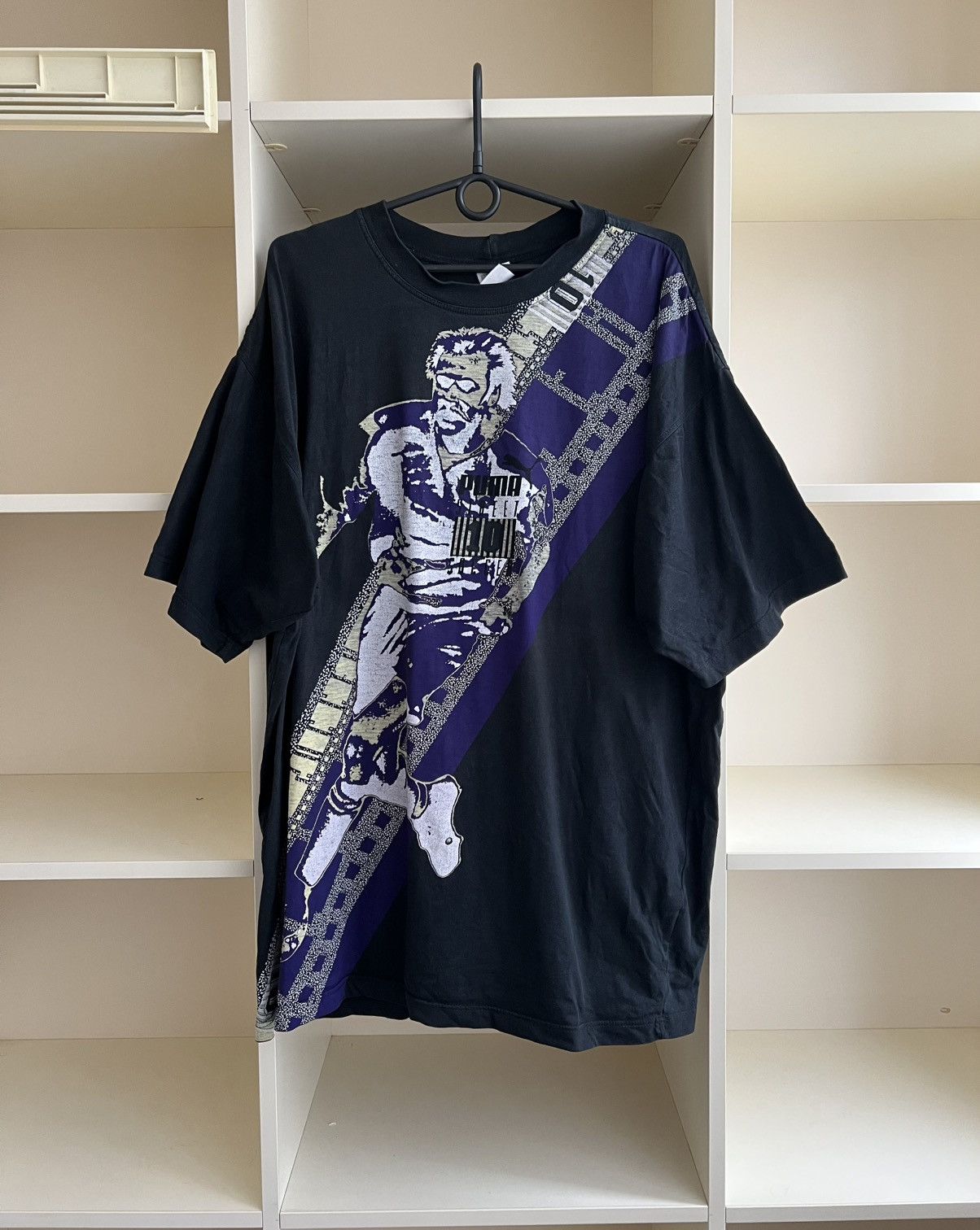 Puma Vintage 1990s Puma Tee T-Shirt Retro Size US XL / EU 56 / 4 - 1 Thumbnail