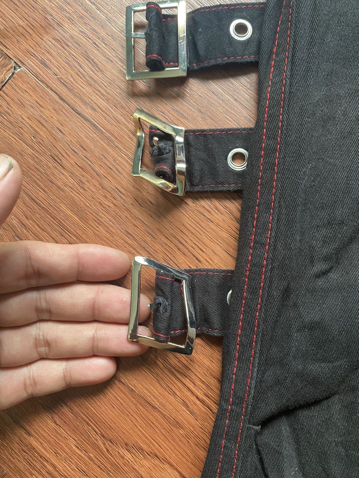 If Six Was Nine Deorart Bondage Flare Pants Size US 28 / EU 44 - 8 Thumbnail