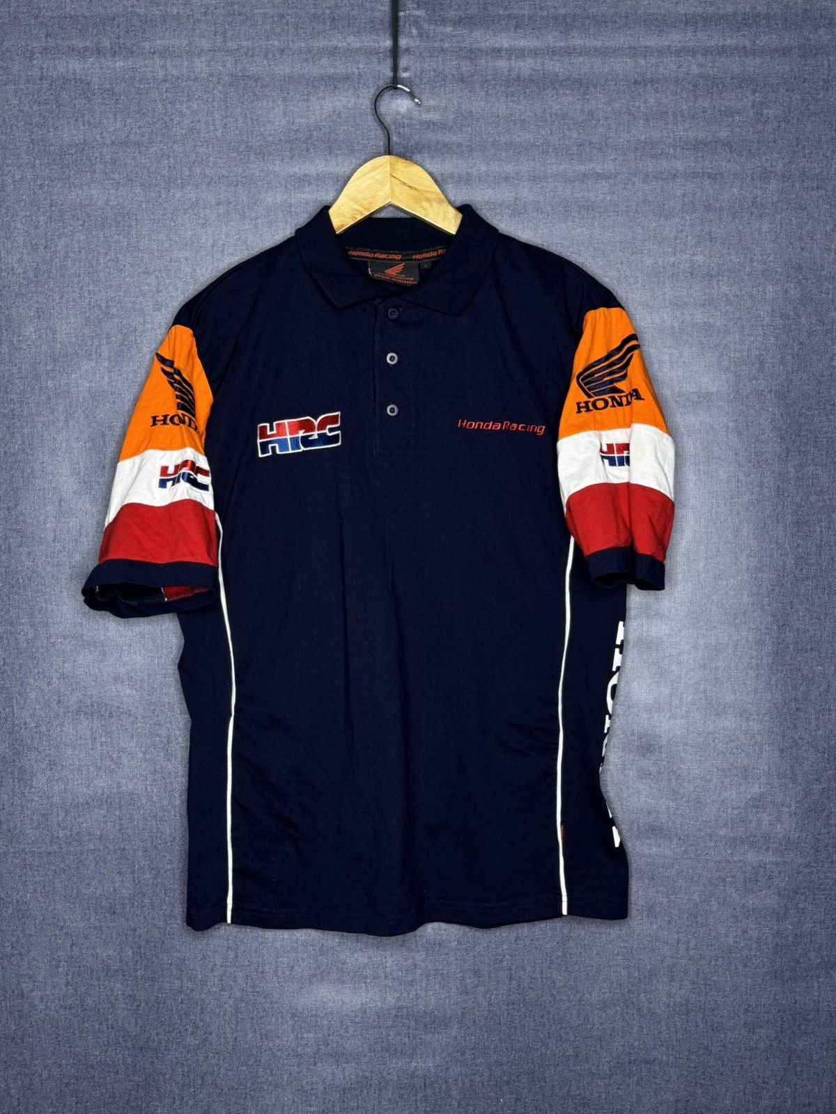 Honda Vintage Honda Racing Polo Shirt Racing Formula 1 Nascar Size US S / EU 44-46 / 1 - 1 Thumbnail