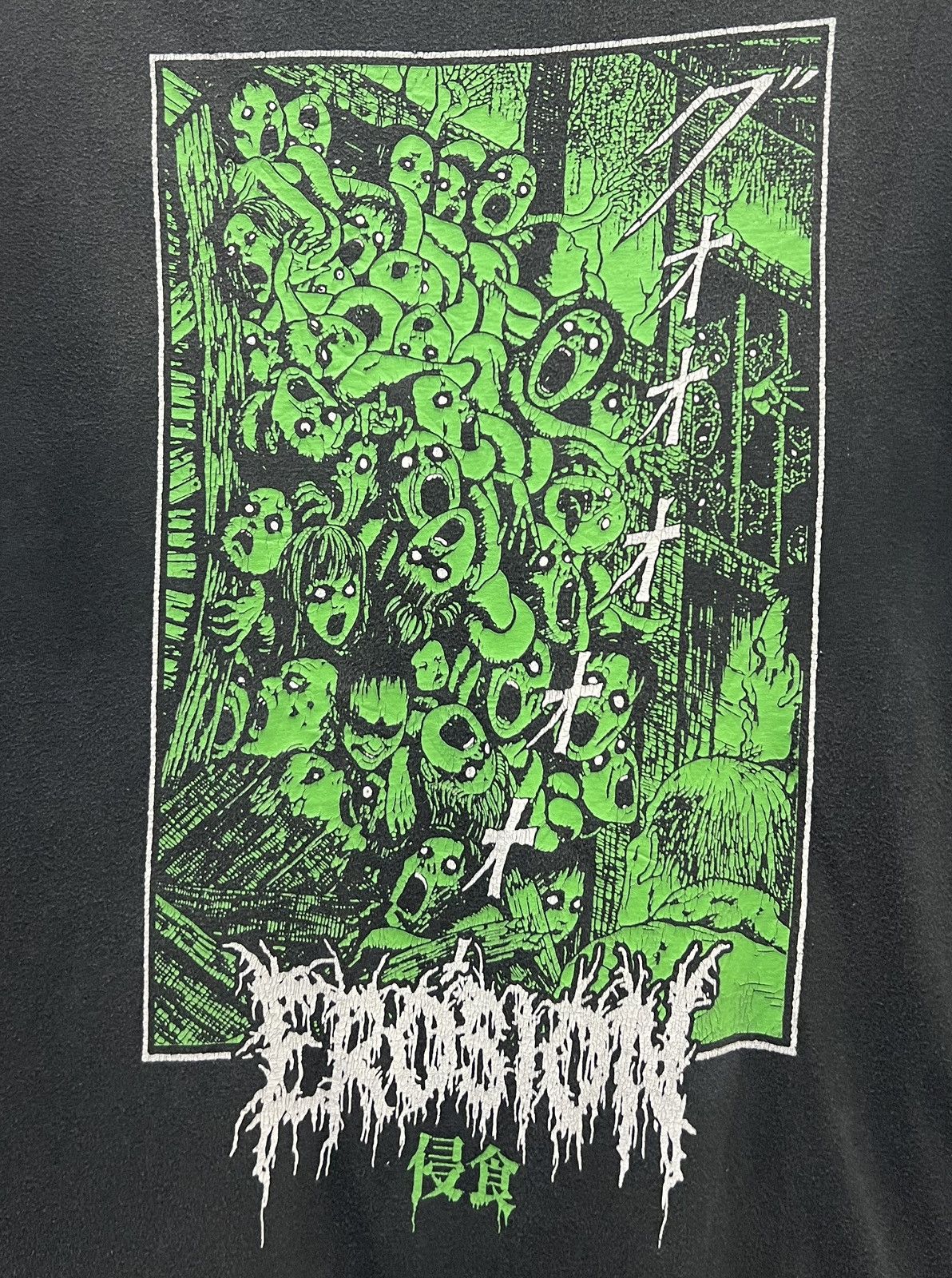 Japanese Brand × Vintage VINTAGE JUNJI ITO UZUMAKI EROSION SHIRT Size US M / EU 48-50 / 2 - 3 Thumbnail