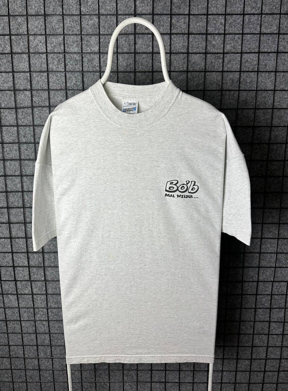 Band Tees × Vintage Vintage Bob Mal wider Tshirt Humor tee size Large Size US L / EU 52-54 / 3 - 3 Thumbnail