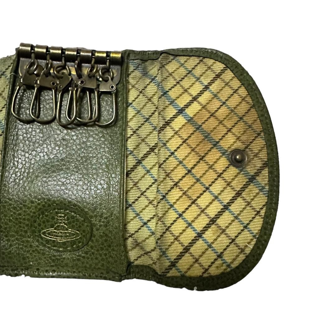 Leather Vivienne Westwood Green Leather Key Holder Bag Size ONE SIZE - 12 Thumbnail