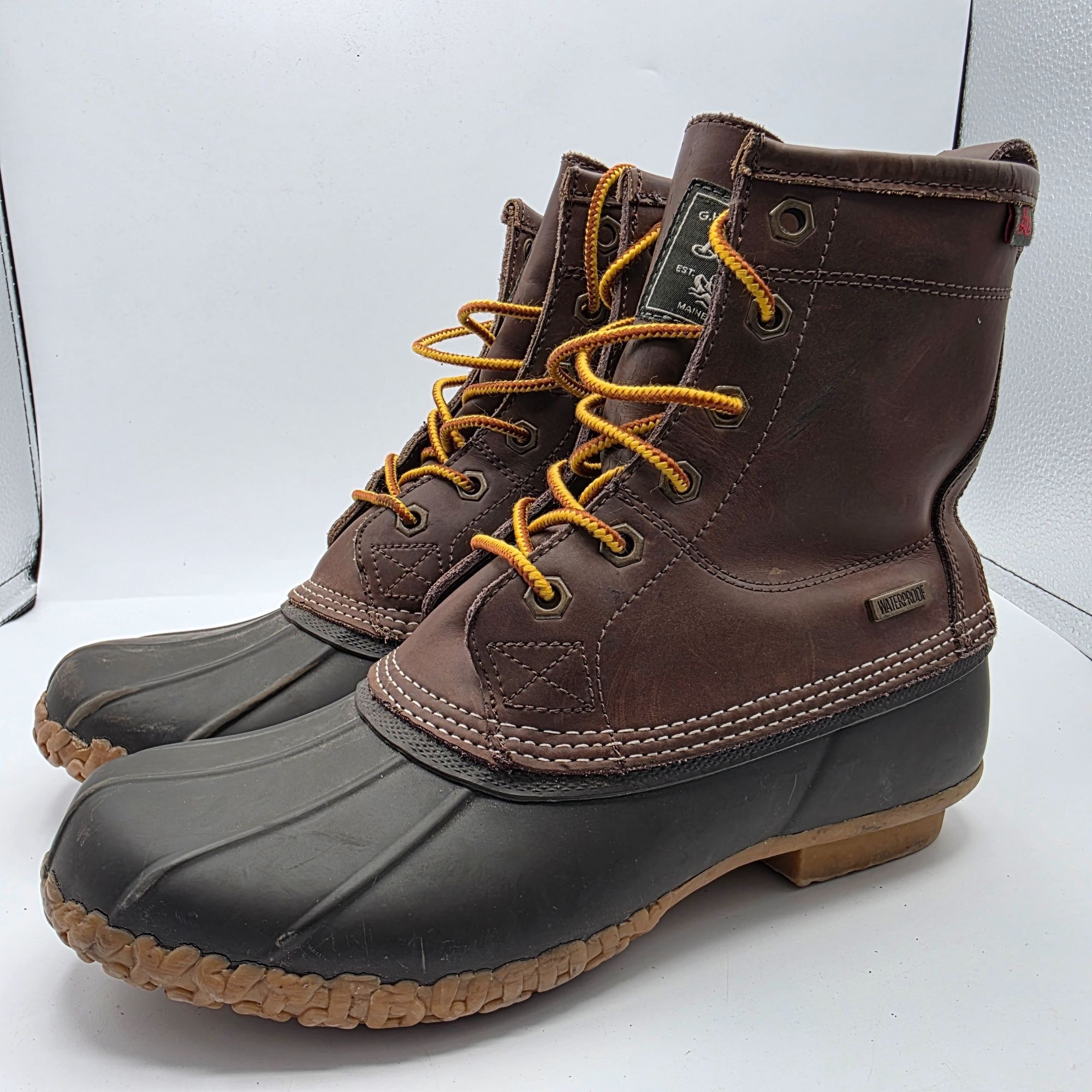 G.H. Bass & Co. G.H. Bass Mallard Duck Boots Mens Size 7 Brown Boots Fishing Size US 7 / EU 40 - 3 Thumbnail