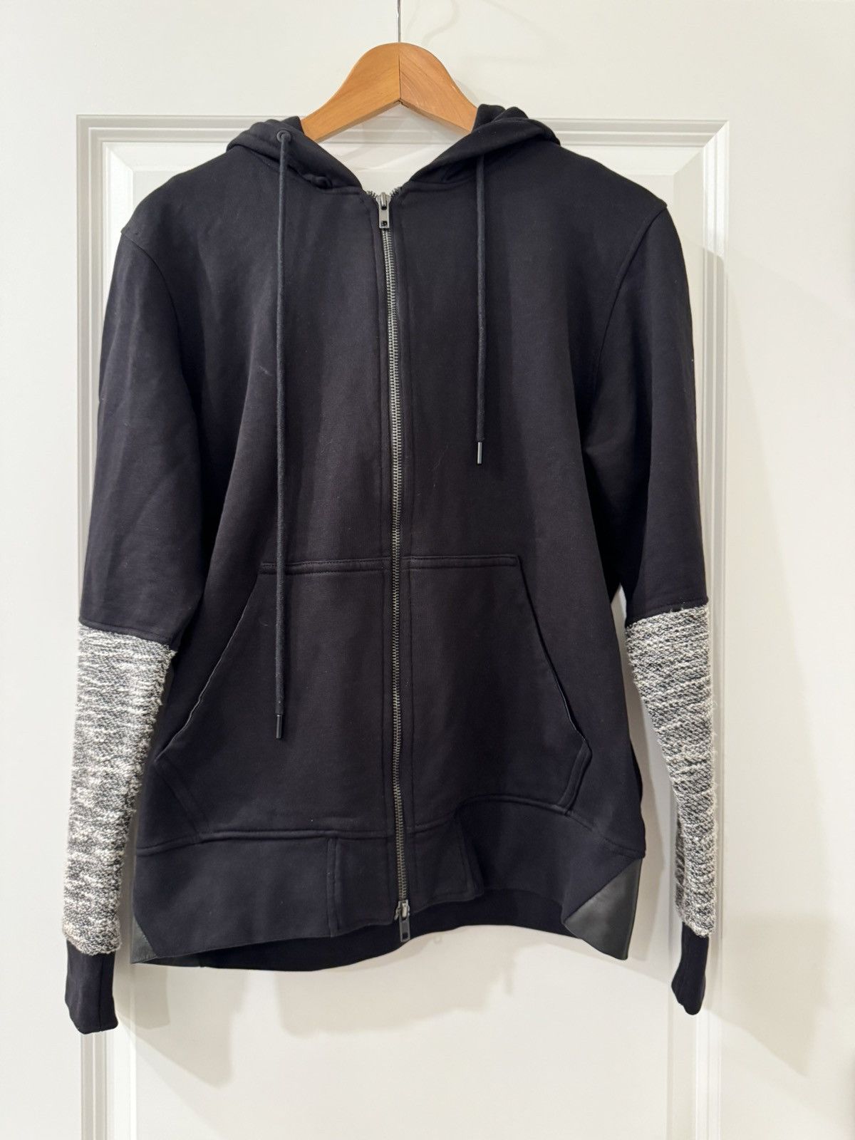 En Noir EN NOIR HOODY w TWEED PANELS Size US L / EU 52-54 / 3 - 1 Thumbnail