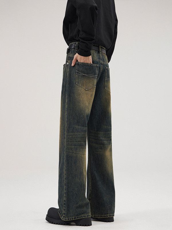 Vintage Men's Retro American Flared Loose Jeans Size US 32 / EU 48 - 4 Thumbnail