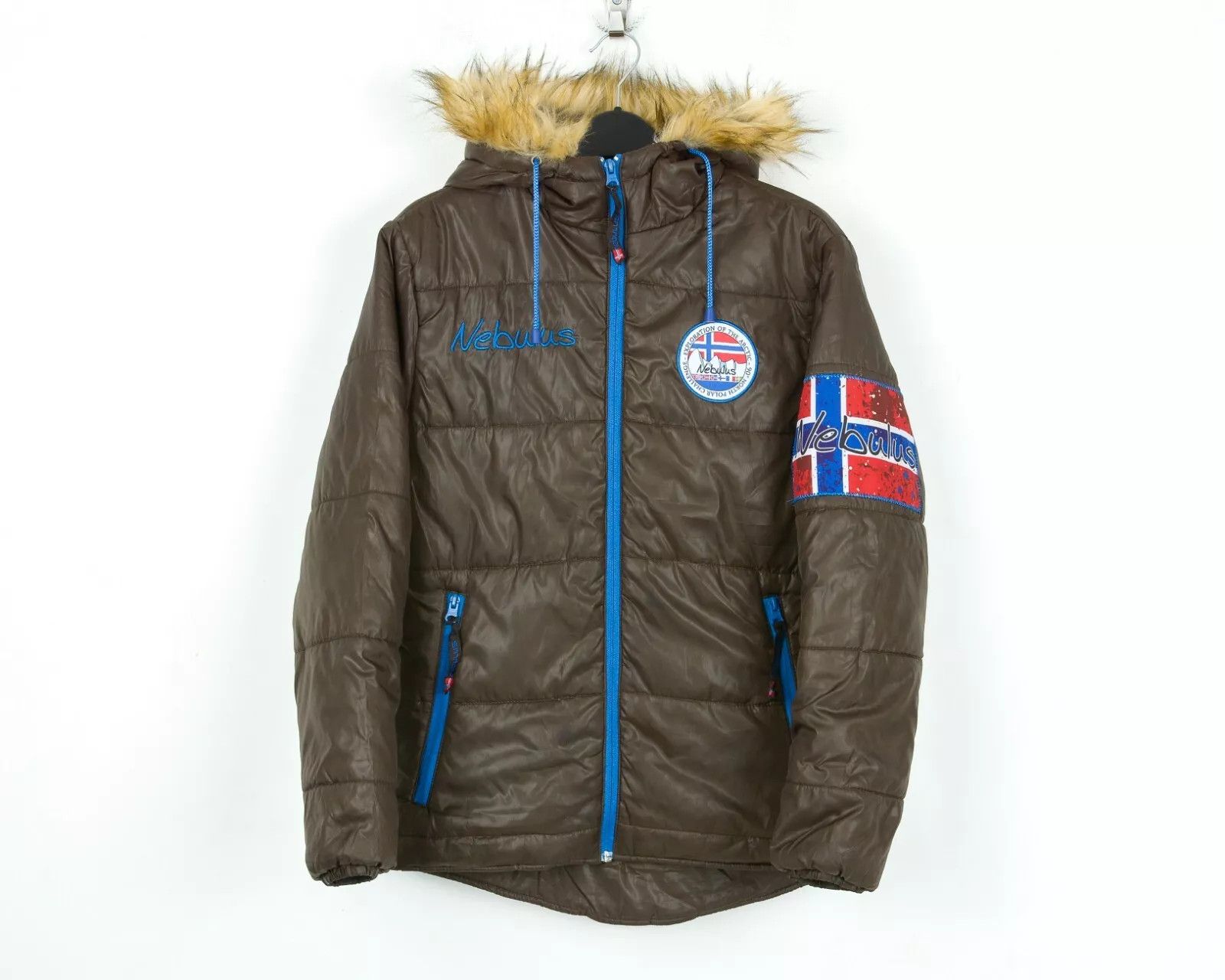 Other NEBULUS Women S Jacket Parka Windbreaker Faux Fur Trim Size S / US 4 / IT 40 - 1 Thumbnail