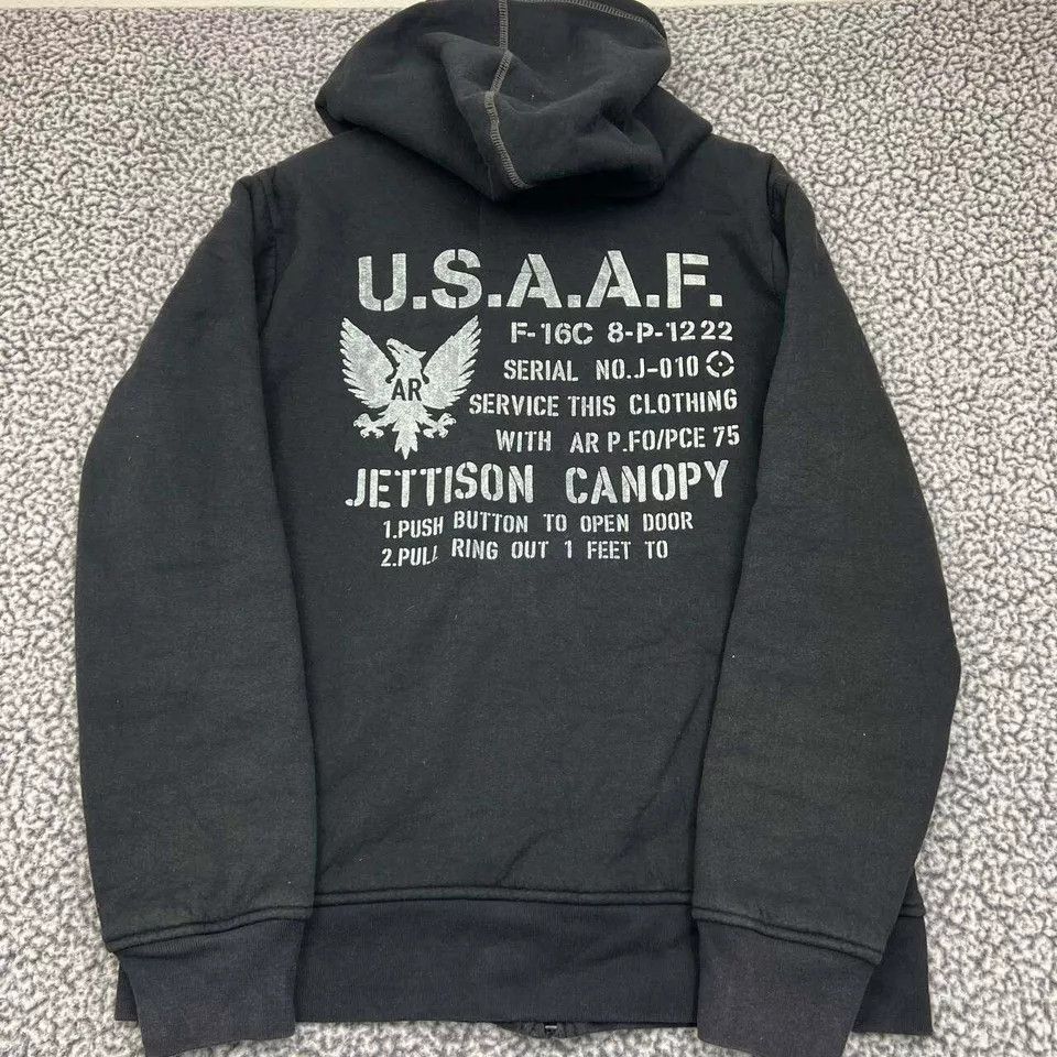 Avirex Avirex Hoodie Men Military Fleece Full Zip Long Sleeve M Size US M / EU 48-50 / 2 - 9 Thumbnail