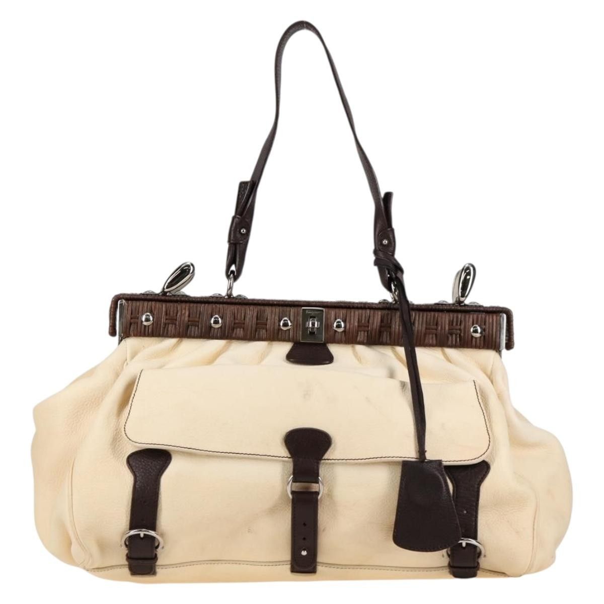 Salvatore Ferragamo Salvatore Ferragamo Gancini Leather Size ONE SIZE - 1 Thumbnail