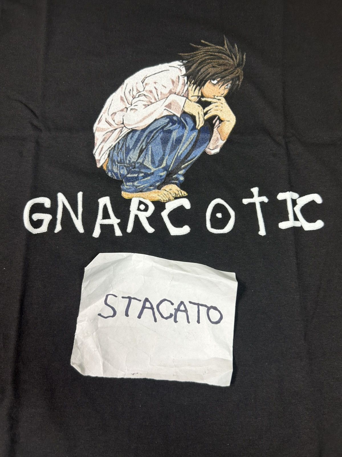 Gnarcotic × Japanese Brand Gnarcotic Lil Gnar Death Note Light Yagami Tee Black Size US S / EU 44-46 / 1 - 3 Thumbnail