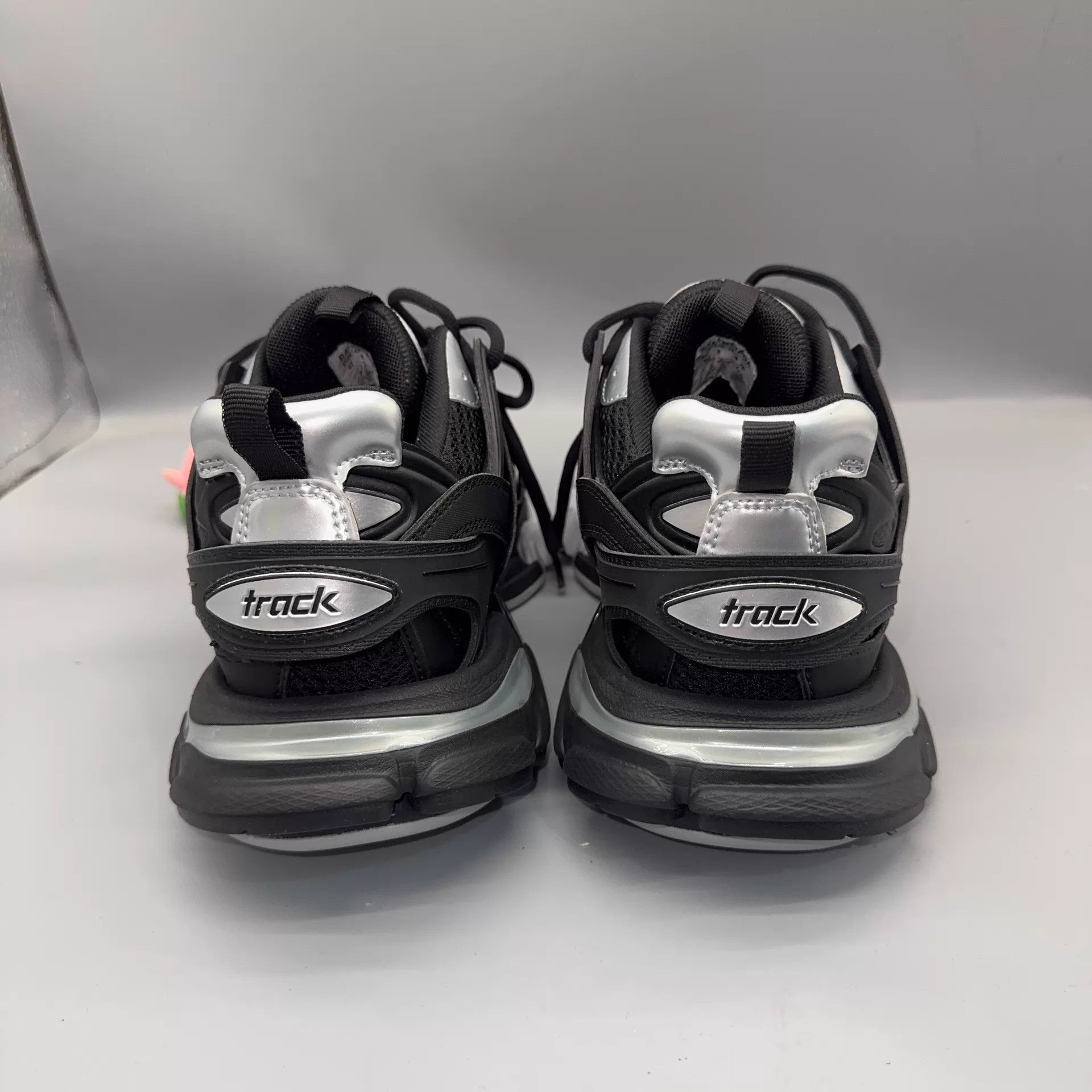 Balenciaga Balenciaga Track Black Silver 42 (New) Size US 9 / EU 42 - 3 Thumbnail