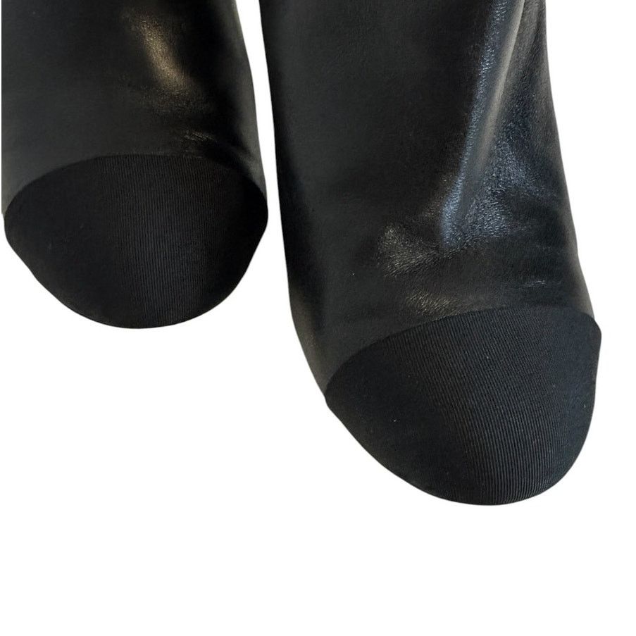 Chanel Chanel Fall Black Leather Metal Pearl Ankle Boots Size 37 Size US 6.5 / IT 36.5 - 7 Thumbnail