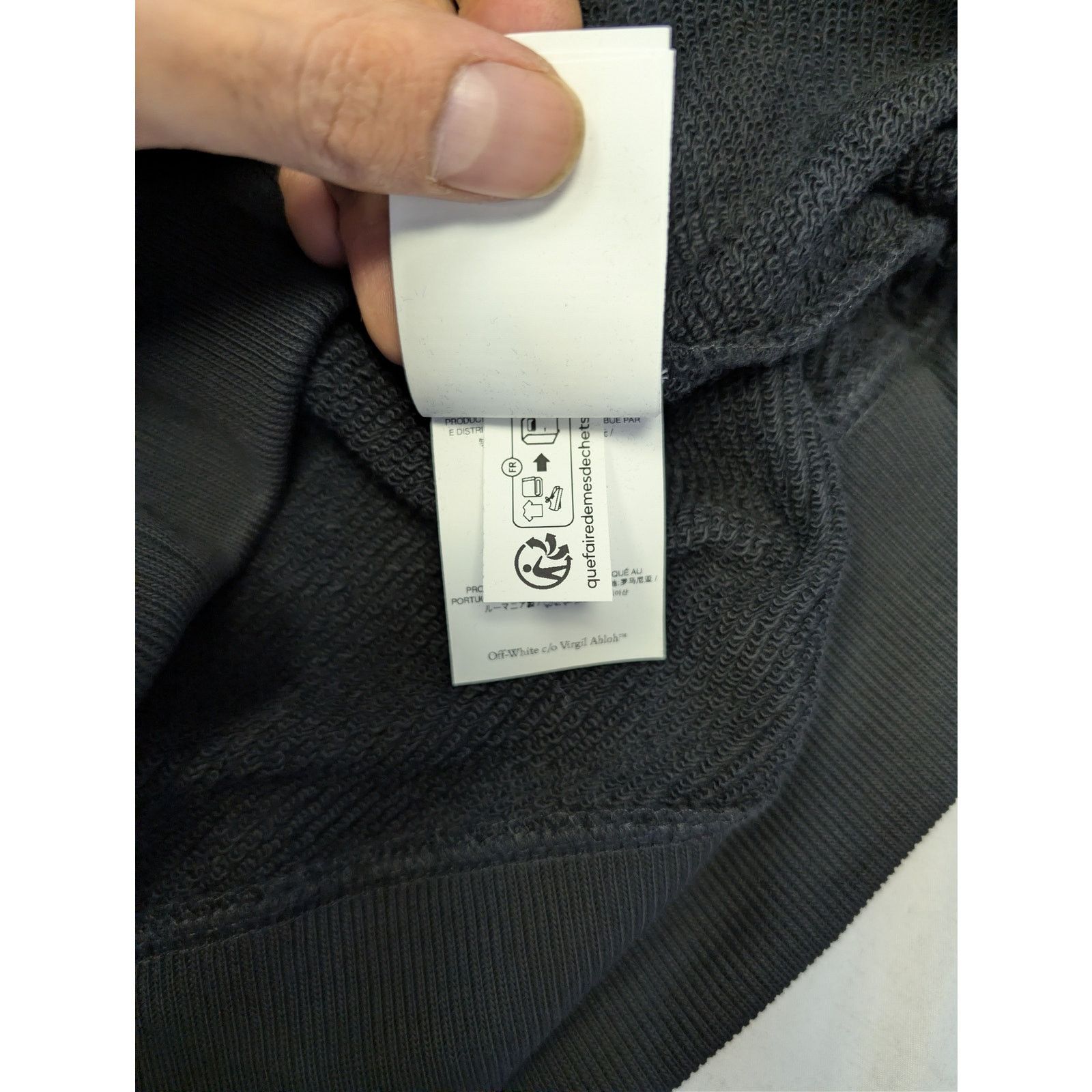Off-White o1rshd1 Bookish Flower Skate Hoodie in Black/White Size US XL / EU 56 / 4 - 19 Thumbnail