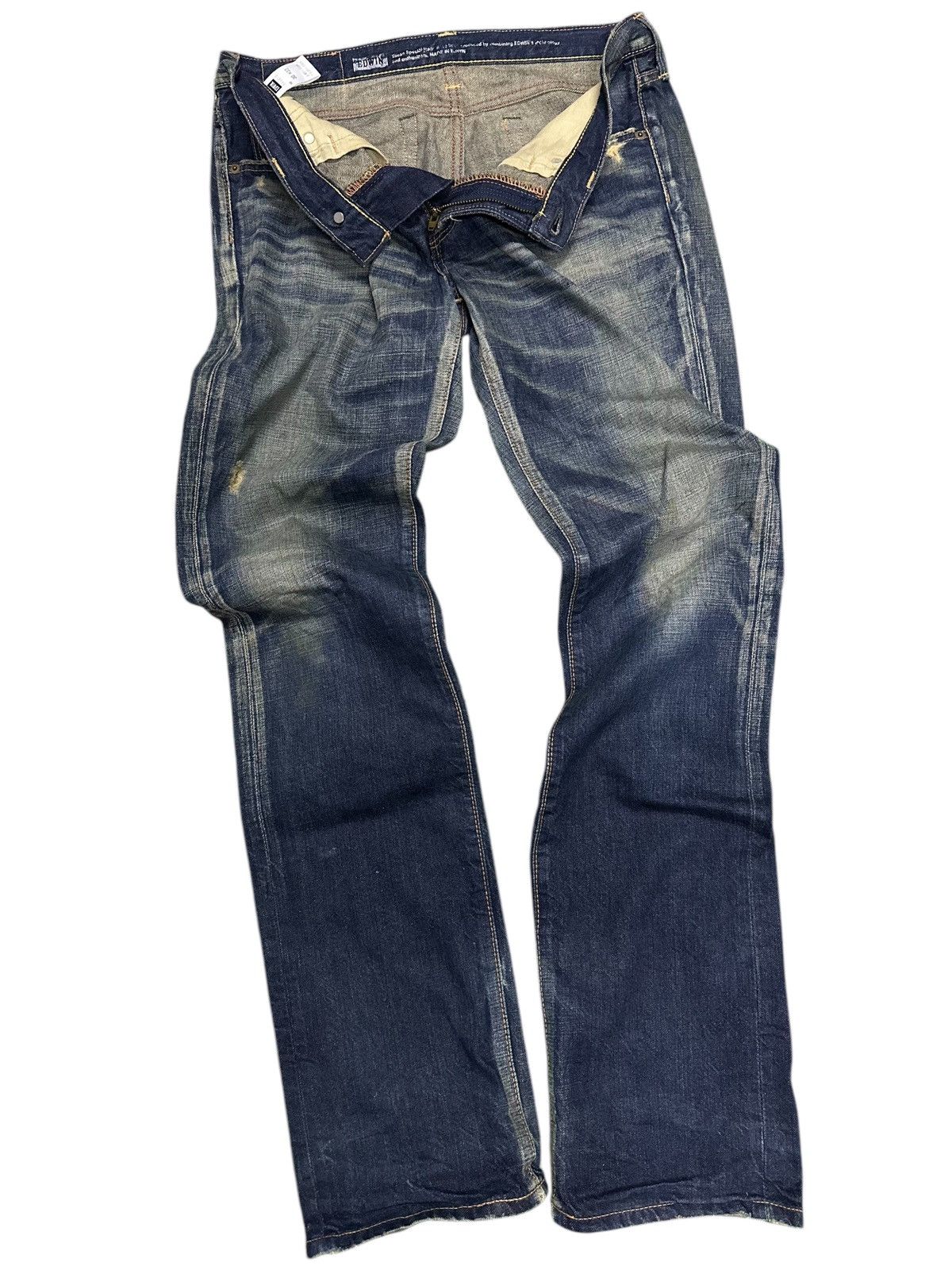 If Six Was Nine 💥Edwin💥Japanese Brand Crazy Design Edwin Lot 503💥 Size US 34 / EU 50 - 3 Thumbnail