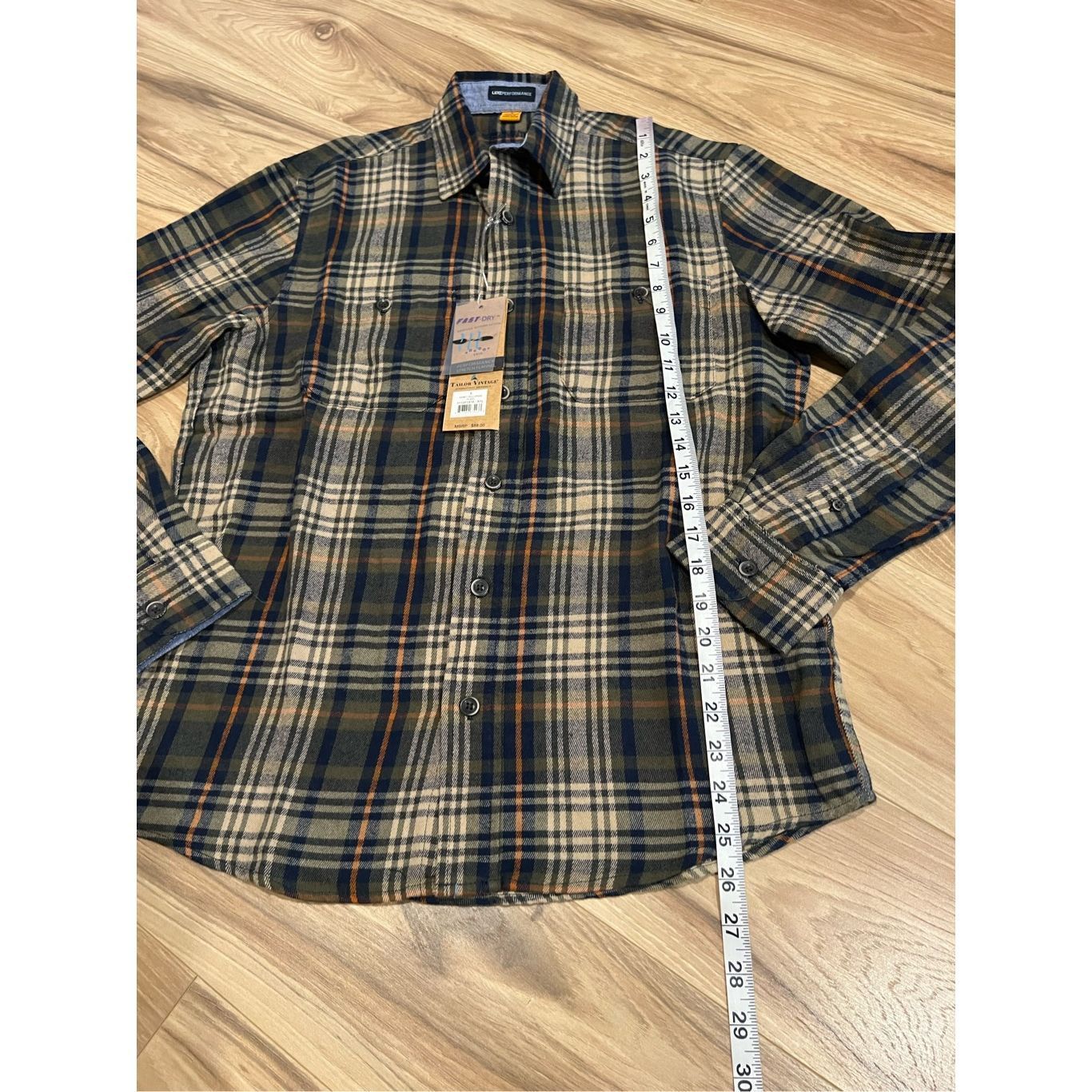 Other Tailor Vintage NWT army telluride Plaid Long Sleeve Men Butt Size US S / EU 44-46 / 1 - 6 Thumbnail