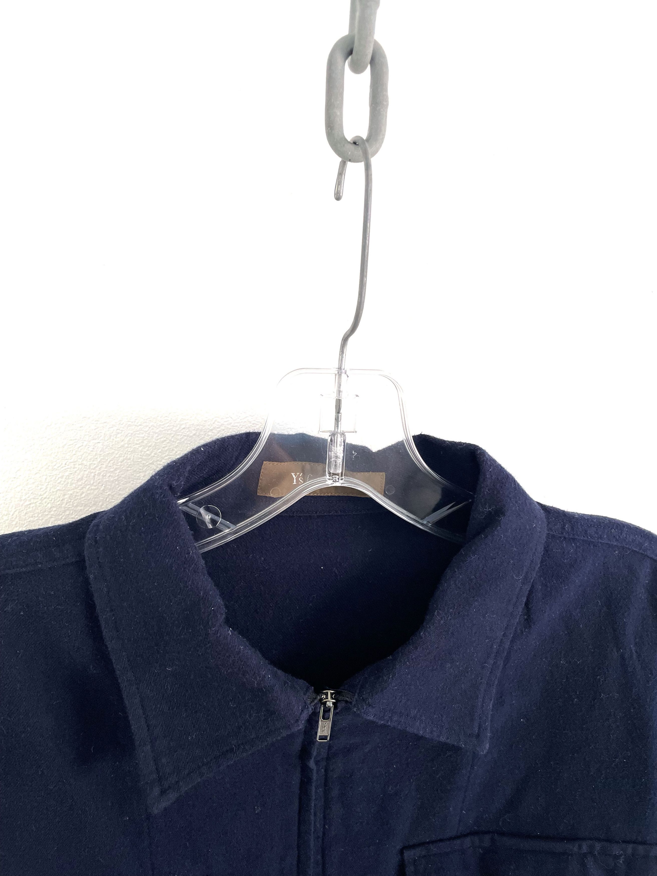 Yohji Yamamoto Brushed Cotton Cargo Zip Shirt Size US L / EU 52-54 / 3 - 3 Thumbnail