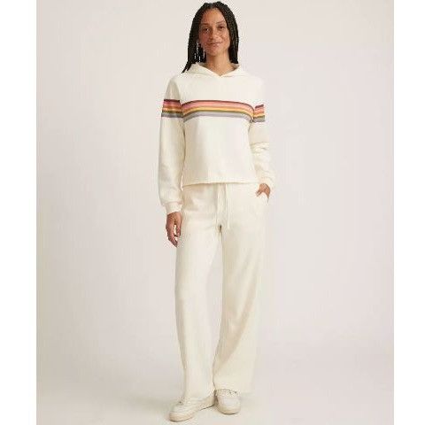 Other Marine Layer Women's Anytime Wide Leg Sweatpants Medium Off Size 32" / US 10 / IT 46 - 3 Thumbnail