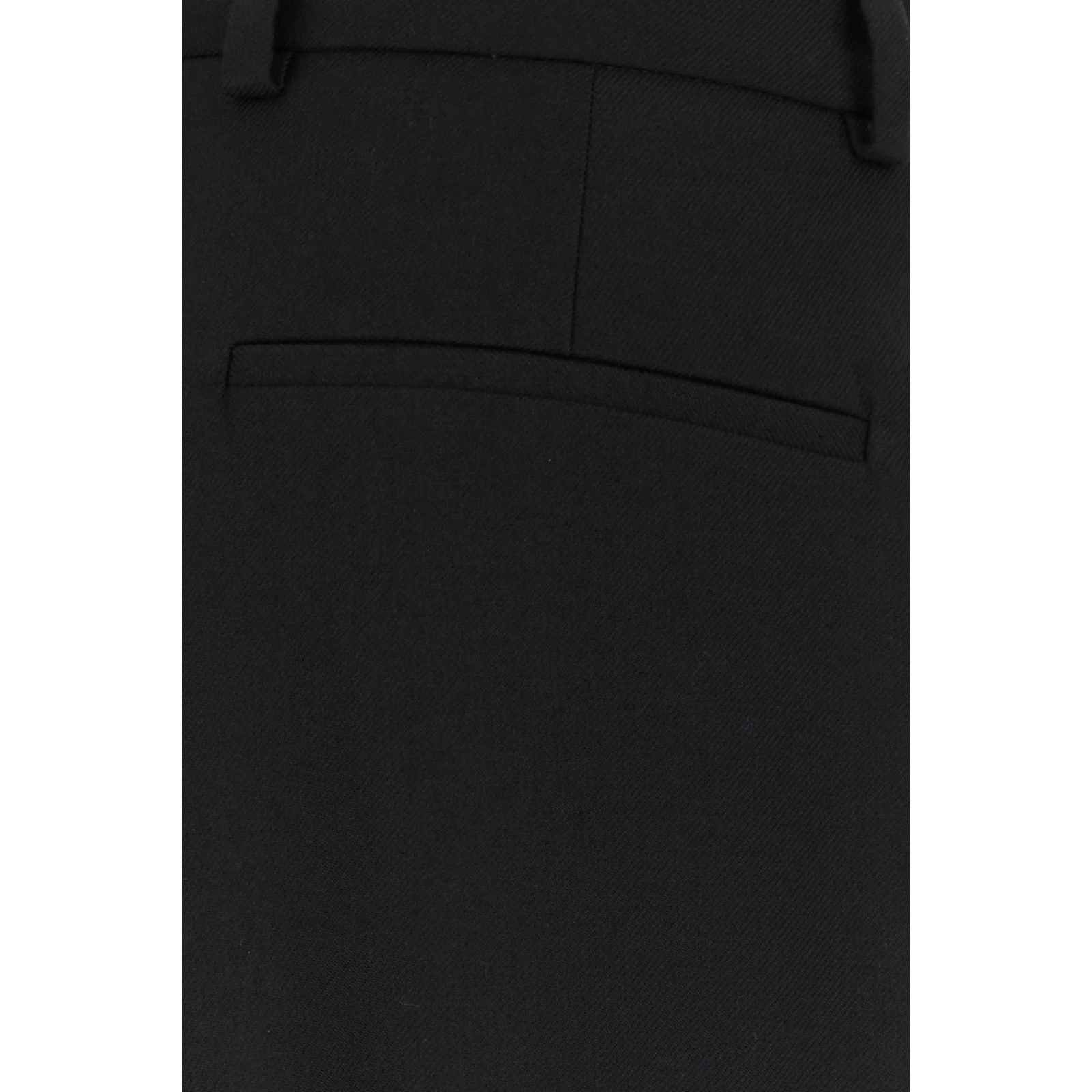 Valentino VALENTINO Black Polyester Blend Pants New & Authentic (Men's Size US 32 / EU 48 - 3 Thumbnail