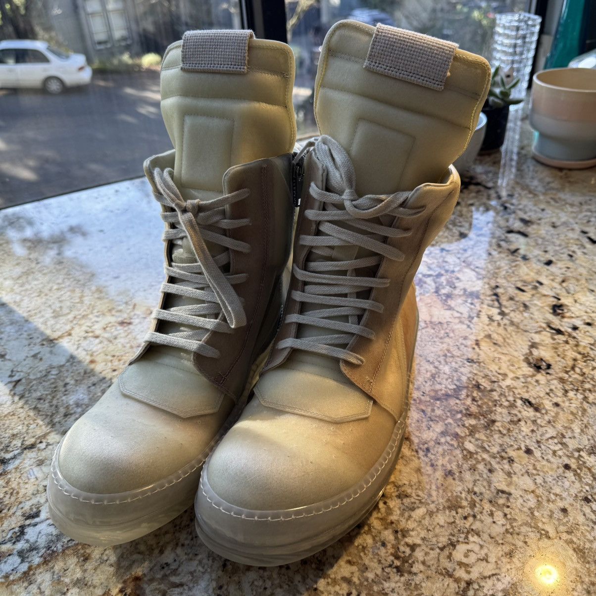 Rick Owens Rick Owens EDFU Transparent Geobaskets 43 | Grailed