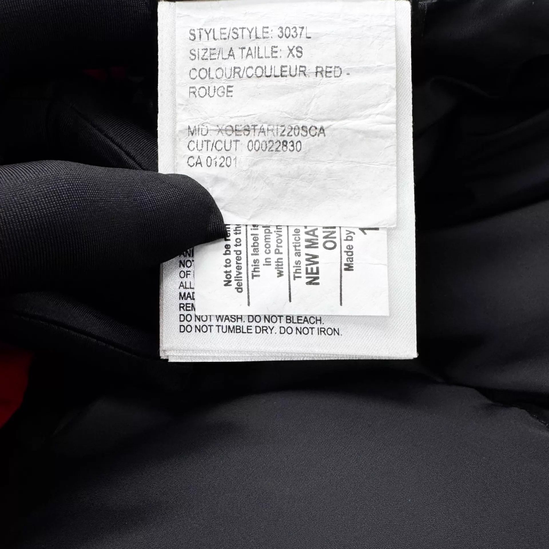 Canada Goose Canada Goose Red Hidden Zip Snap Cuff Parka XS Size XS / US 0-2 / IT 36-38 - 5 Thumbnail