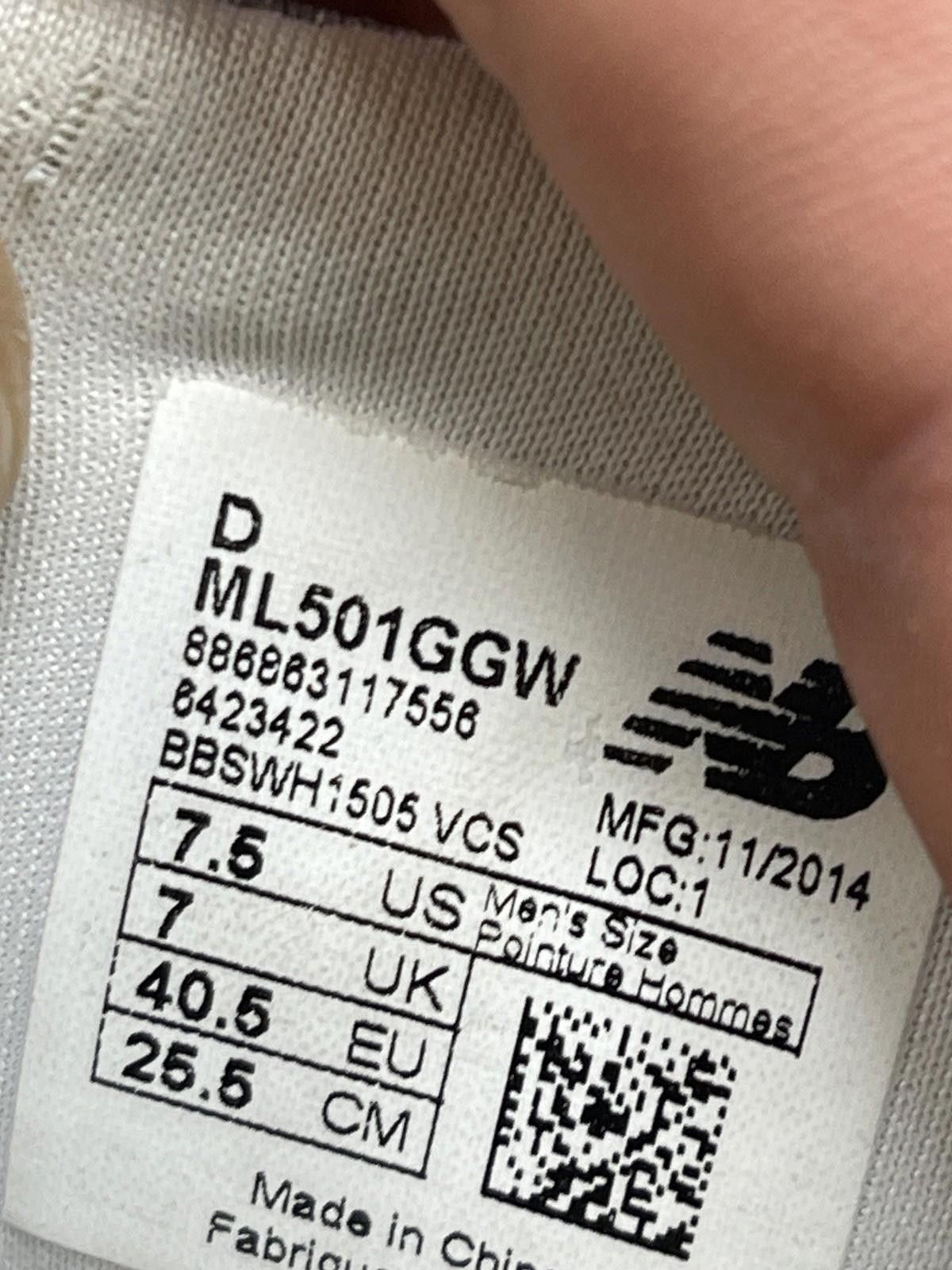 New Balance New Balance 501 Shoes Mens Size 7.5 Grey White Running Size US 7.5 / EU 40-41 - 9 Thumbnail