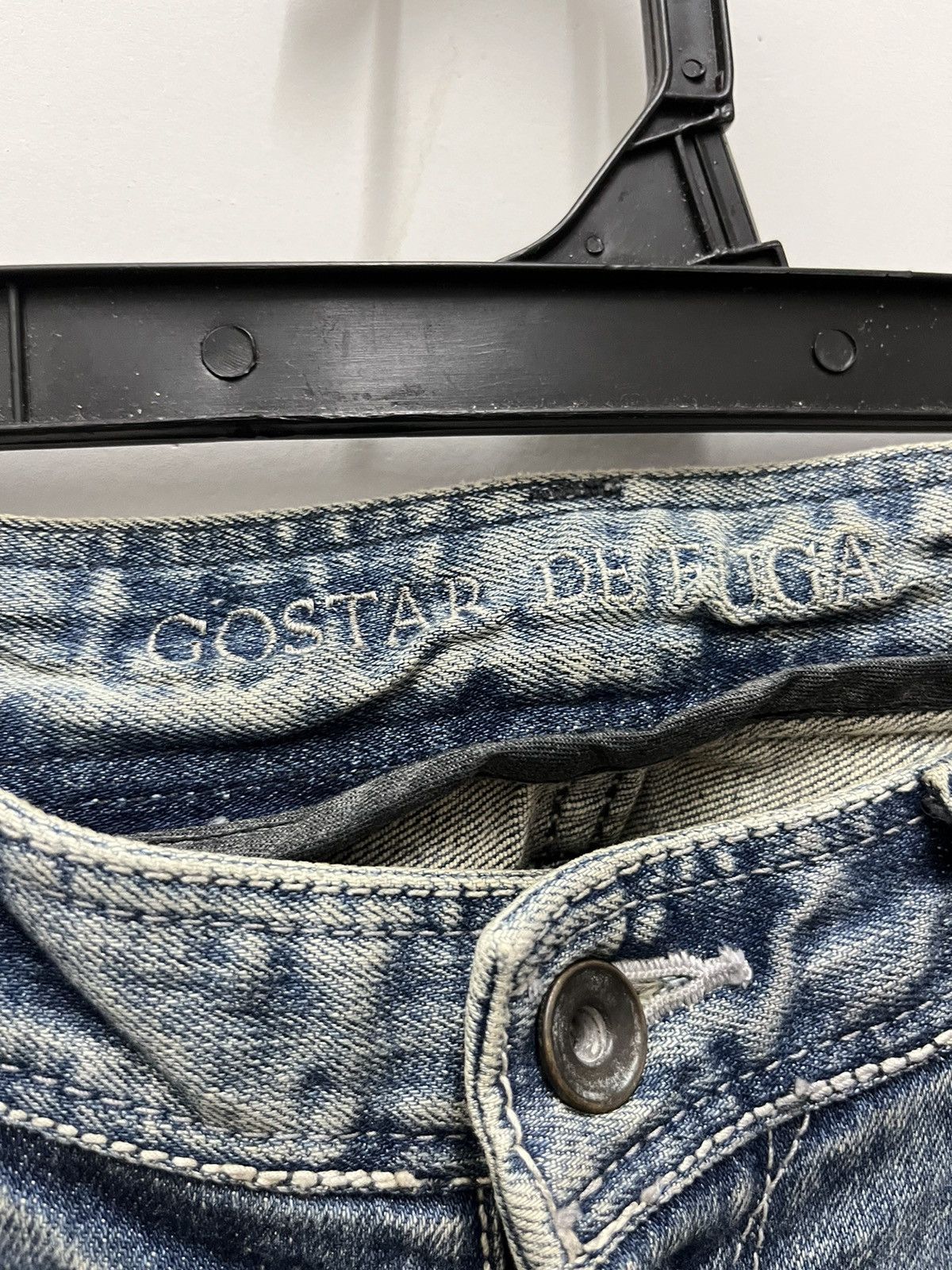 Japanese Brand Gostar De Fuga Japan Skinny Rusty Distressed Denim Pants Size US 33 - 14 Thumbnail