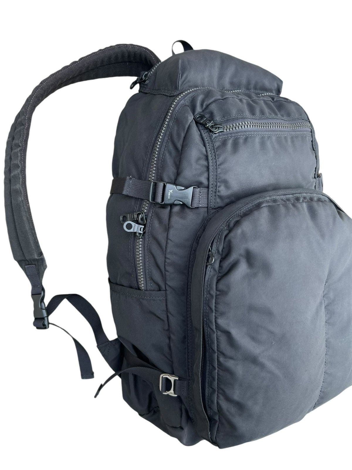 Yohji Yamamoto Vintage Yohji Yamamoto Y’saccs Black Ballistic Backpack Size ONE SIZE - 9 Thumbnail