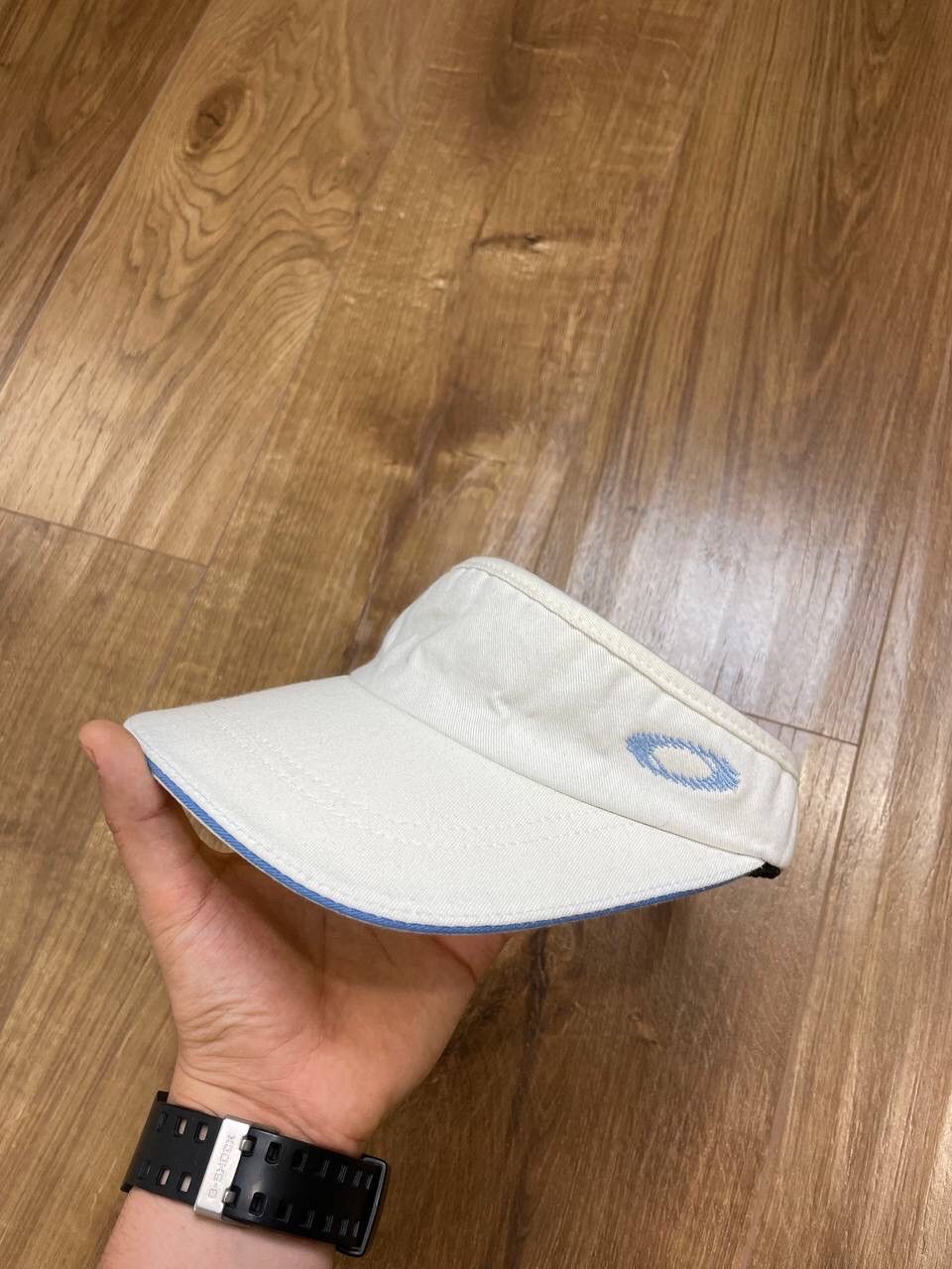 Oakley × Vintage Vintage Oakley 90’s Y2K Style White Tennis Cap Hat Surf Size ONE SIZE - 2 Thumbnail