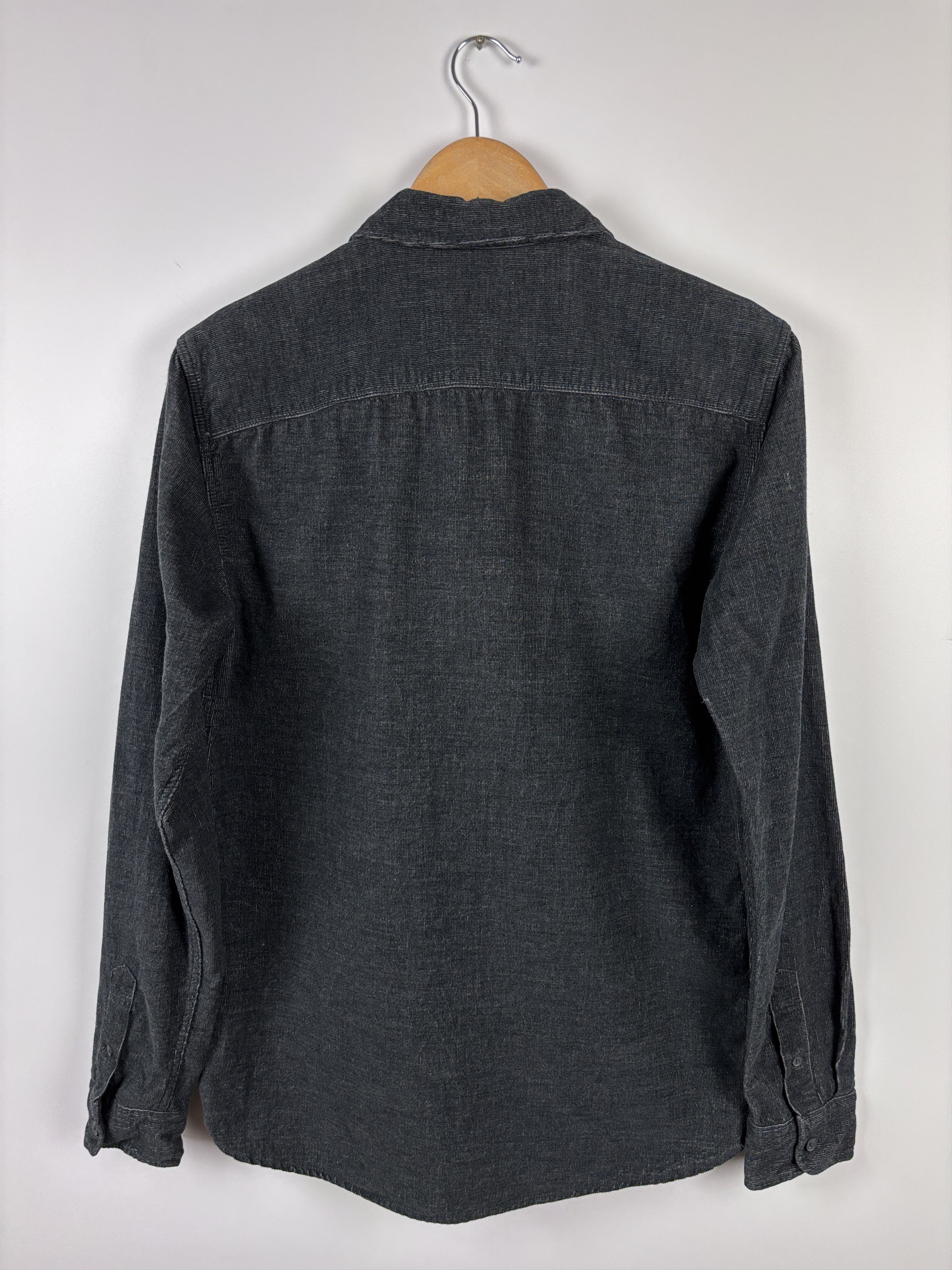 Allsaints All Saints Lorella Medium Textured Corduroy Shirt Gray S Size US S / EU 44-46 / 1 - 4 Thumbnail