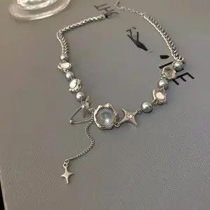 Crystal Chains Choker Necklaces