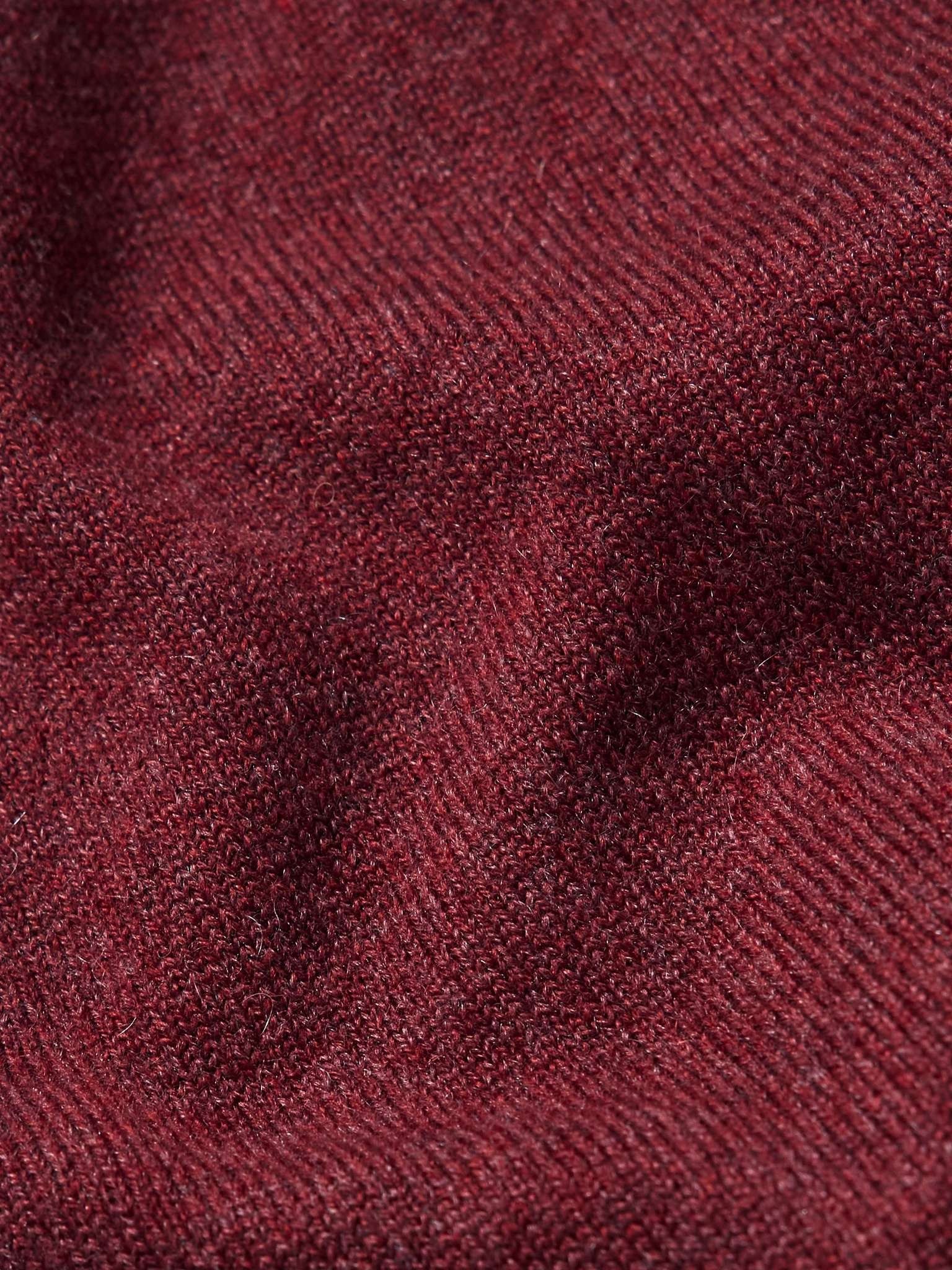 Brunello Cucinelli o1w1db10924 Cashmere Sweater in Dark Red Size US XS / EU 42 / 0 - 5 Thumbnail