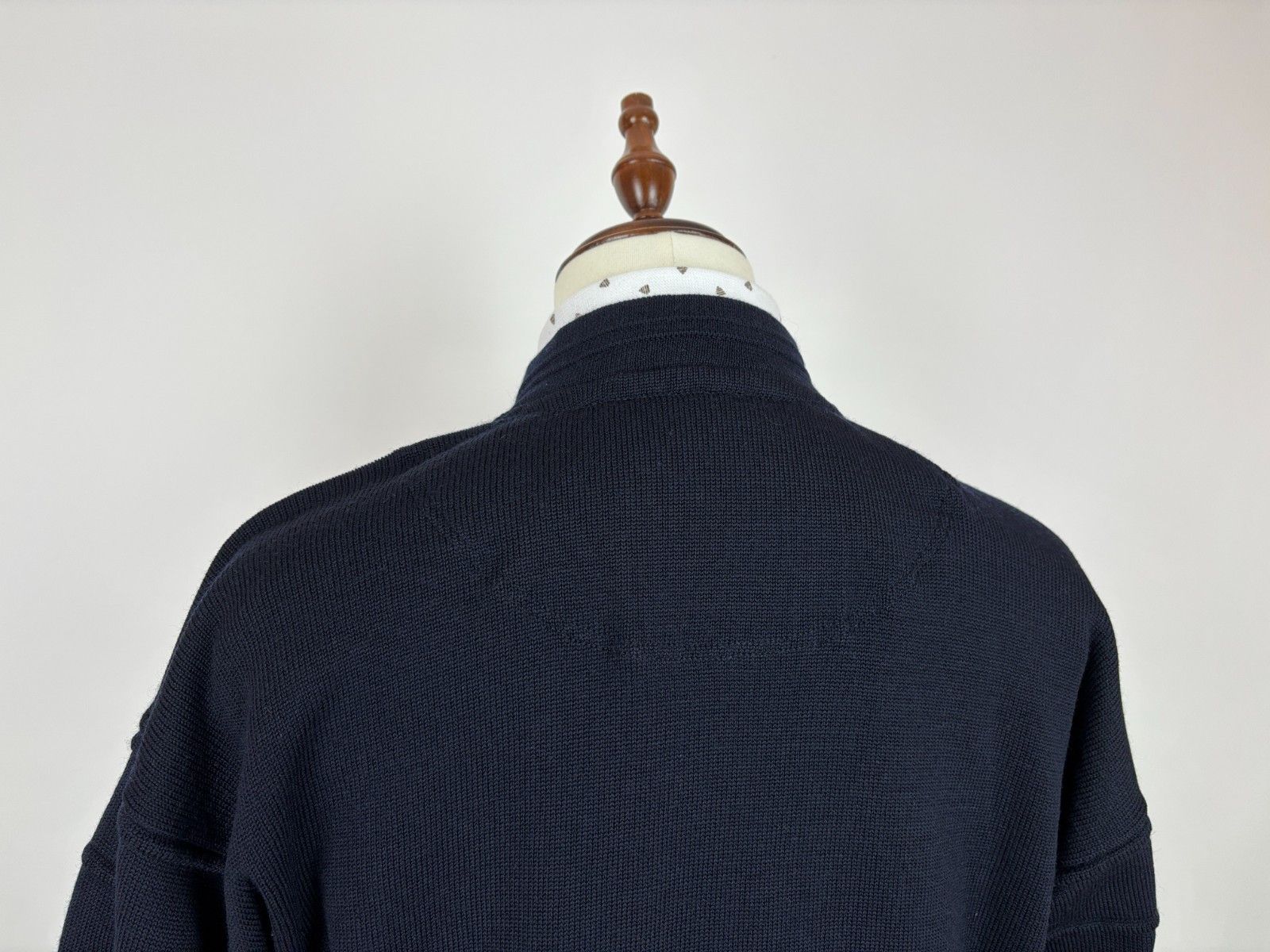 Other Vintage Yachting Clipper Wool Cardigan Sweater Navy Blue Size US L / EU 52-54 / 3 - 17 Thumbnail