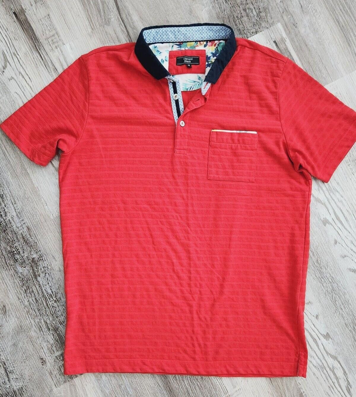 Luchiano Visconti Visconti Black Polo Shirt Medium golf striped Size US M / EU 48-50 / 2 - 1 Thumbnail
