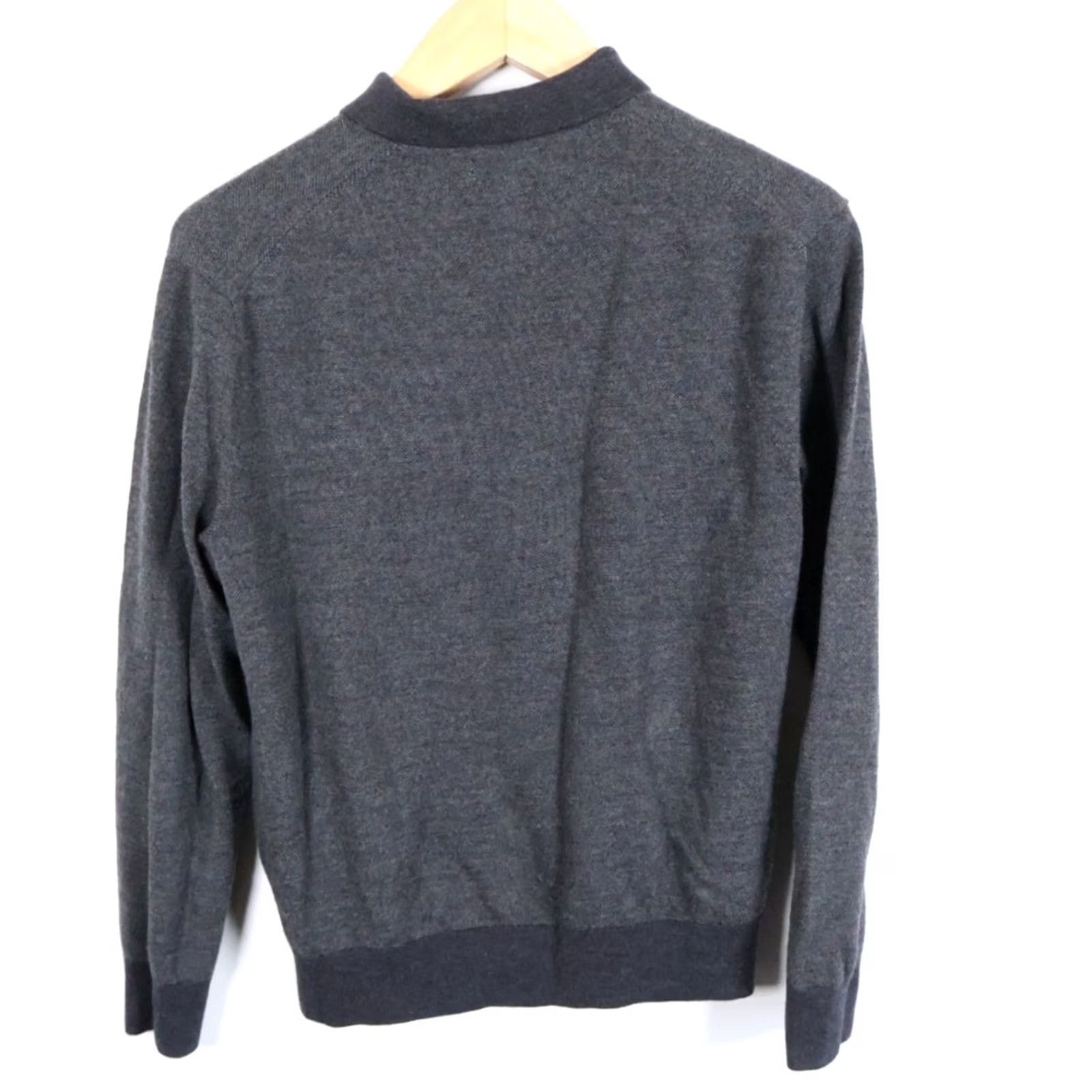 Polo Ralph Lauren Polo Ralph Lauren Sweater Shirt Mens Large Gray Lightweight Merino Wool Knit Pullover Long Sleeve Collared Casual Vintage: No Embroidered Details Size US L / EU 52-54 / 3 - 2 Thumbnail