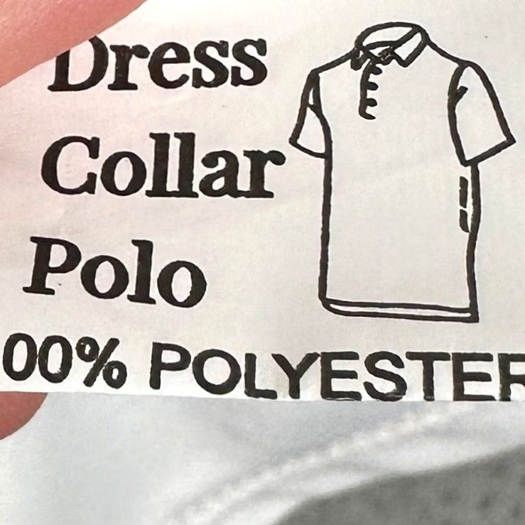 CO Collars & Co Polo Shirt Men L White Short Sleeve Dress Collar 4-Button Pique Solid Breathable Moisture Wicking Casual Office Golf Travel Size US L / EU 52-54 / 3 - 5 Thumbnail
