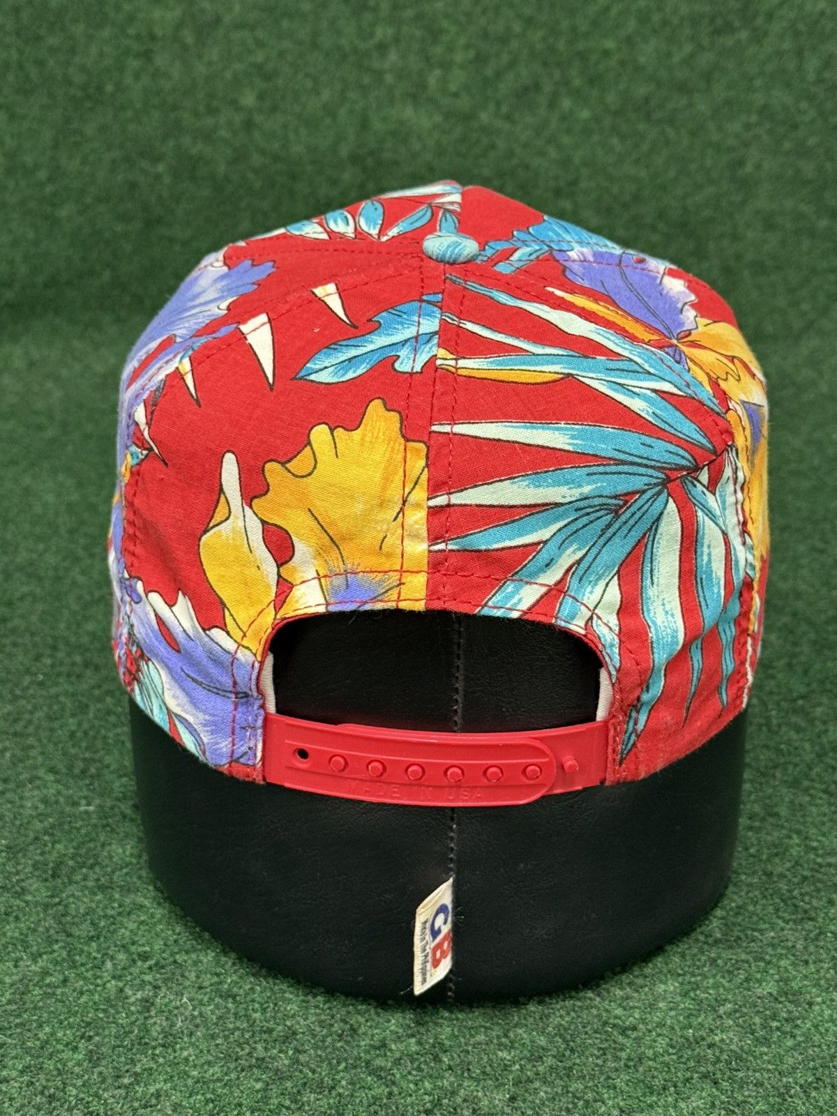 Bass Pro Shops Vintage Bass Pro Shops Hawaiian Floral AOP Snapback hat Size ONE SIZE - 2 Thumbnail
