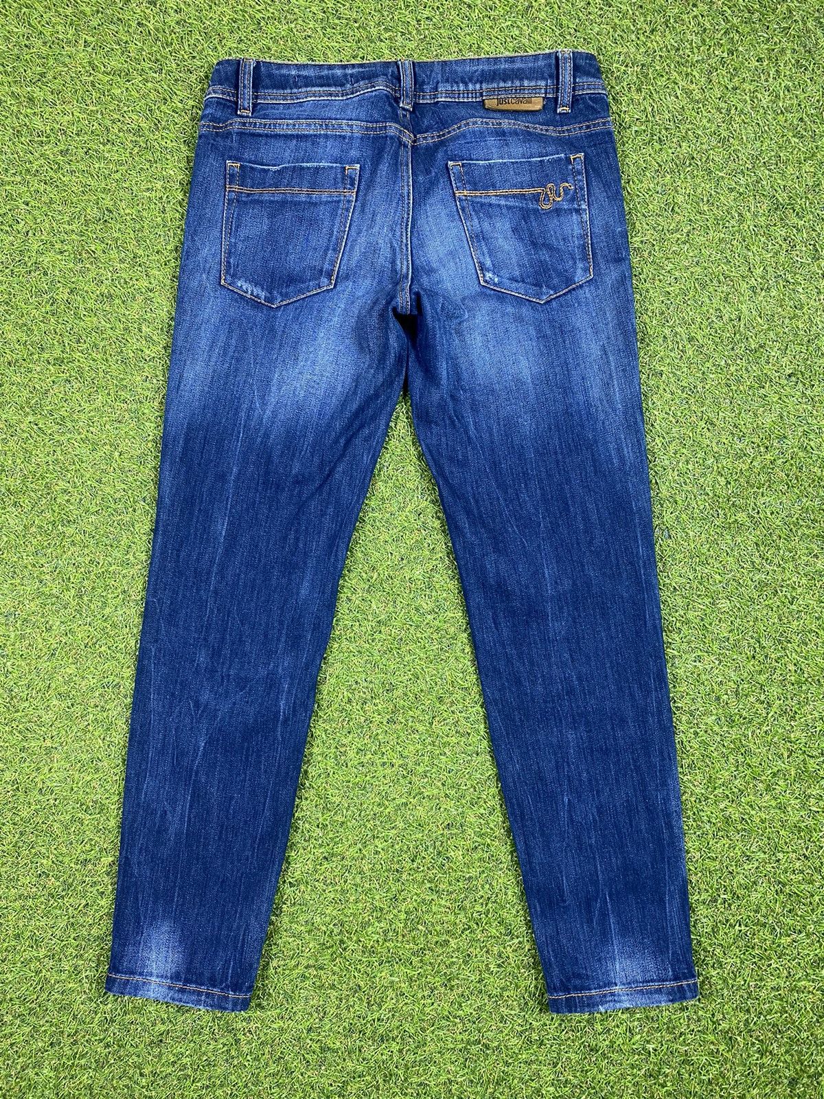 Just Cavalli × Vintage Vintage Y2K Just Cavalli jeans denim streetwear size 26 Size 26" / US 2 / IT 38 - 4 Thumbnail
