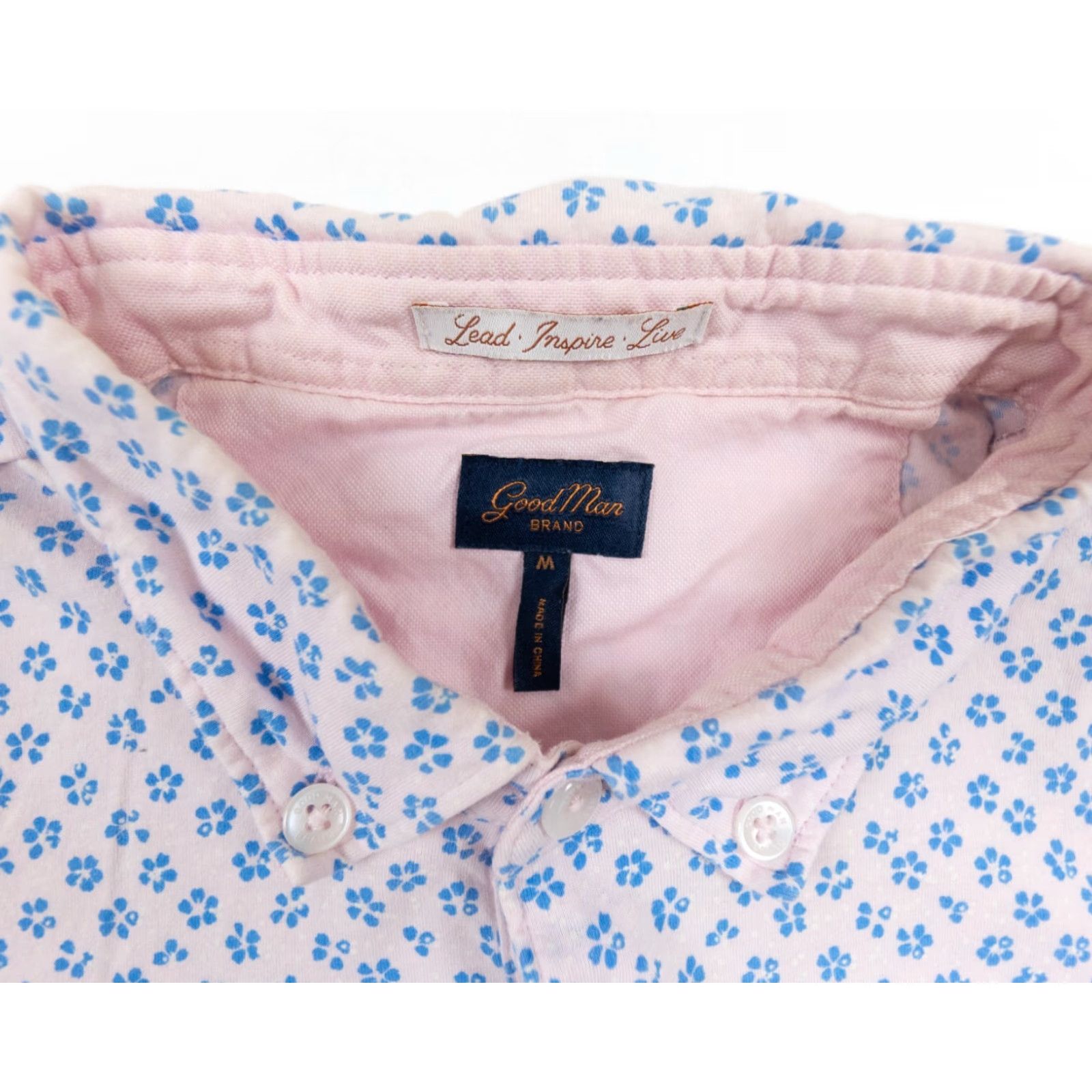 Vintage Vintage Goodman Polo Shirt Men’s Medium Pink Floral Short Sleeve Collared All Seasons Size US M / EU 48-50 / 2 - 6 Thumbnail