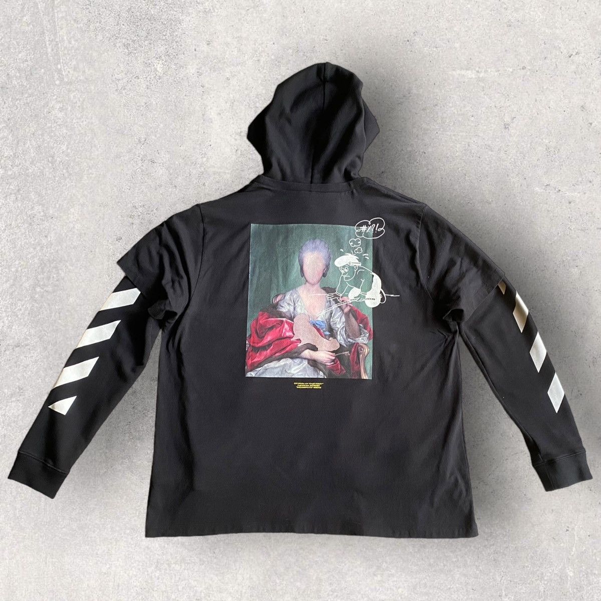 Off-White FW19-20 Incompiuto Layer Hoodie Size US XL / EU 56 / 4 - 1 Thumbnail