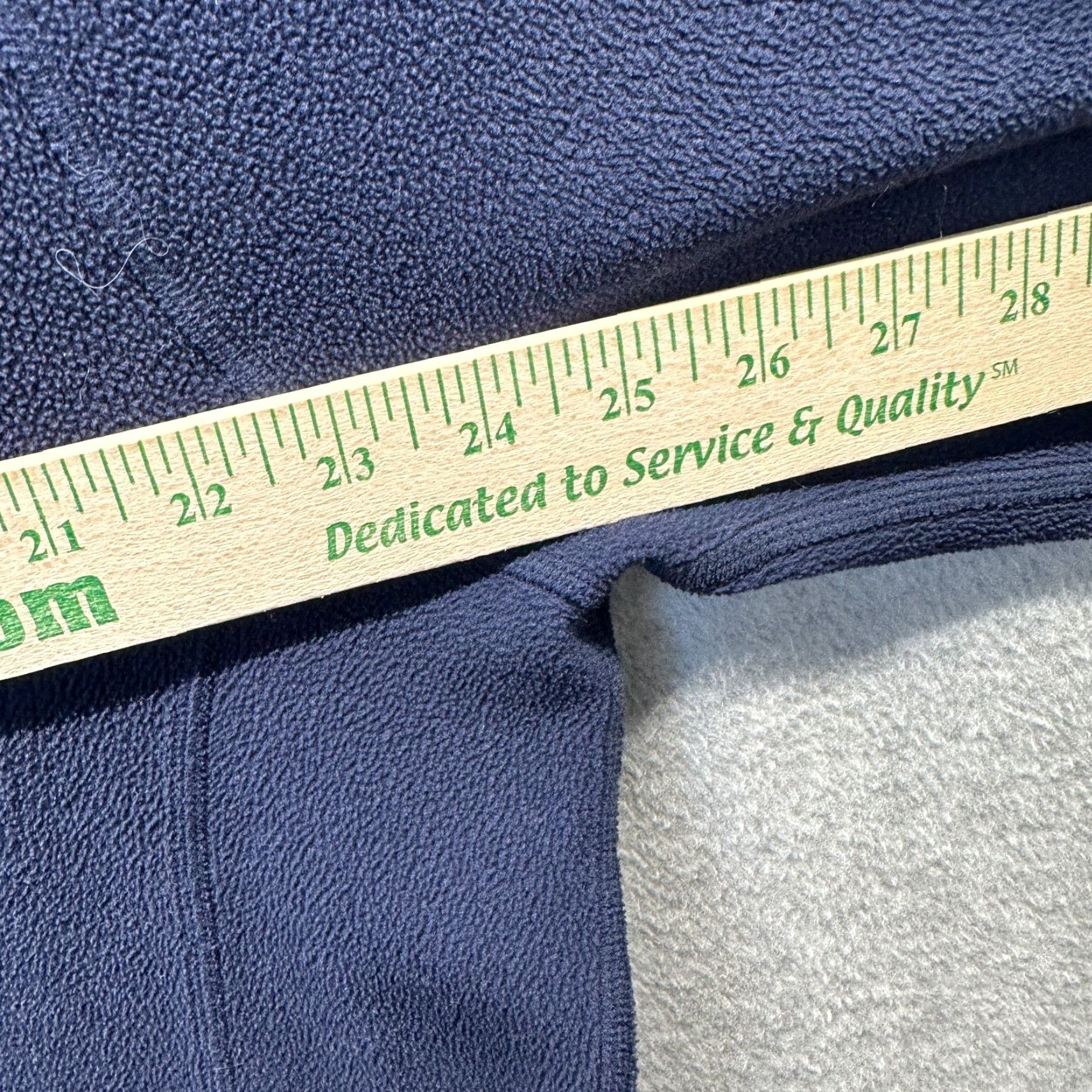 Vintage LL Bean Sweatshirt Adult Large Blue Fleece 1/4 Zip Mens Winter Casual Size US L / EU 52-54 / 3 - 7 Thumbnail
