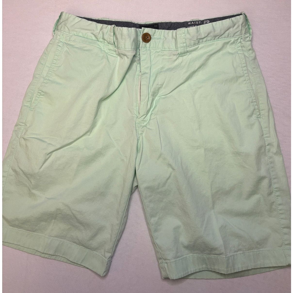 J.Crew J CREW Mens 9" Stretch Chino Golf Dress Shorts |Waist 29x9in Size US 29 - 5 Thumbnail