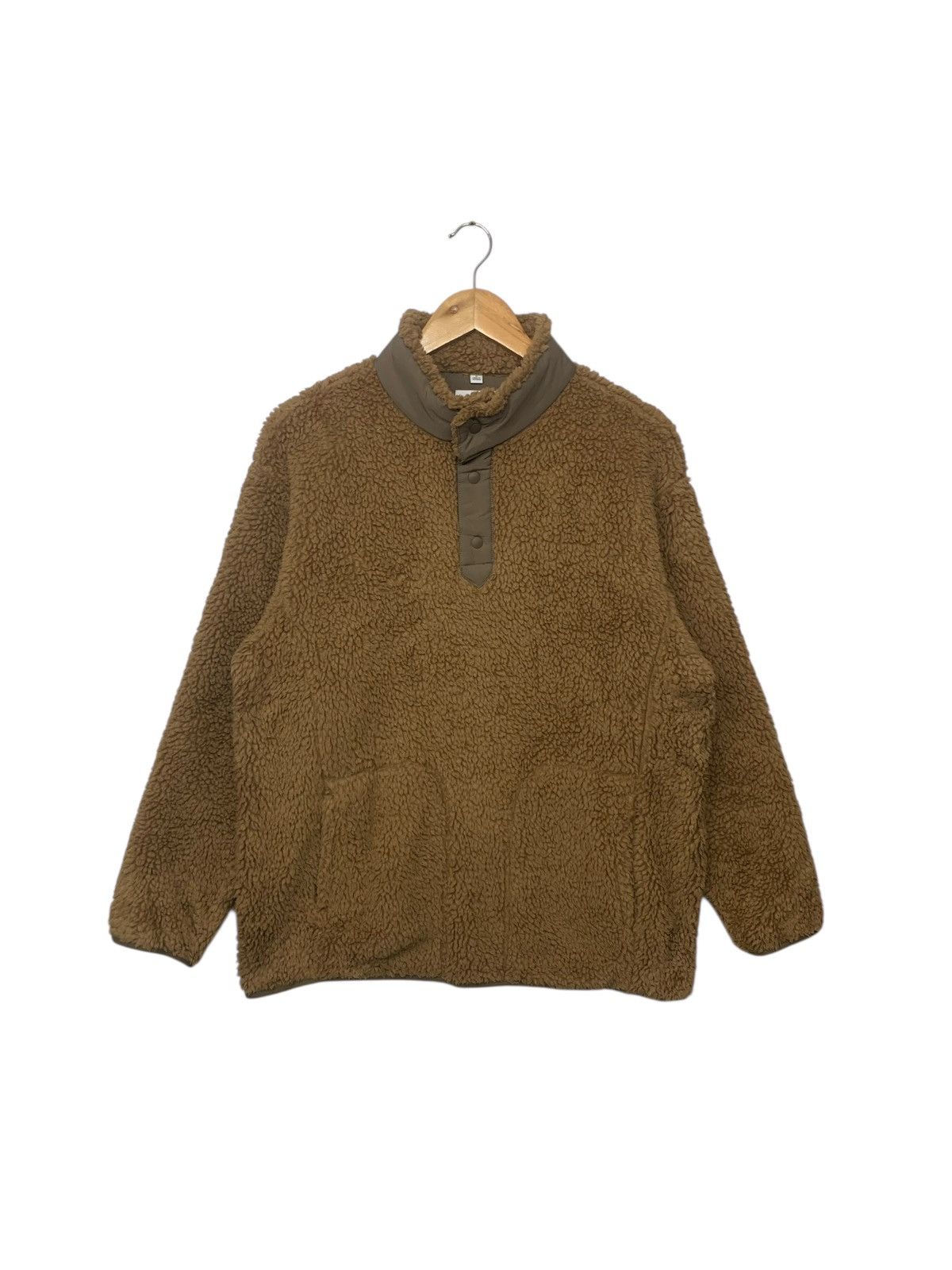 Uniqlo × White Mountaineering Uniqlo X White Mountaineering Half Button Fleece Nude Color Size US M / EU 48-50 / 2 - 1 Thumbnail