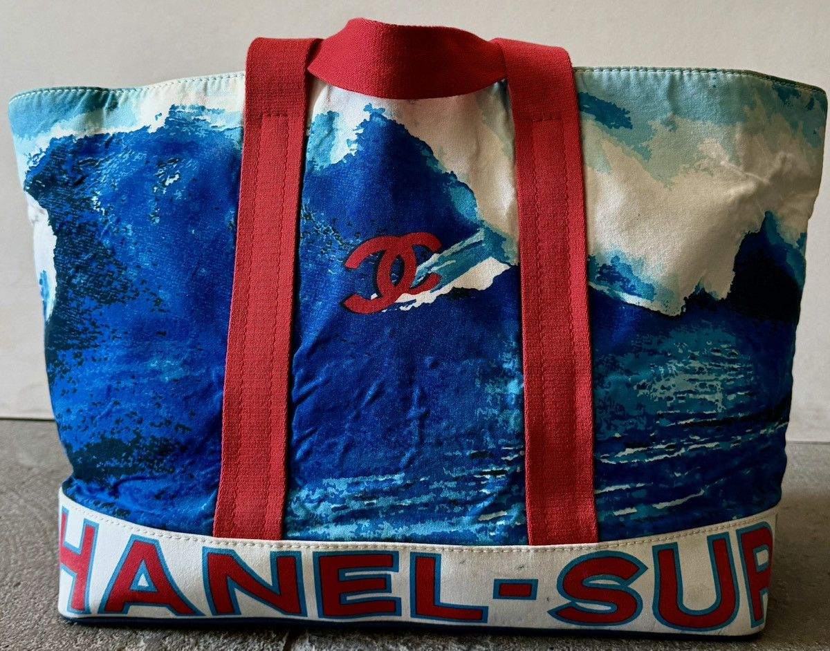 Chanel Chanel - Karl Lagerfeld - SS2002 Surf XL Tote Bag Size ONE SIZE - 12 Thumbnail