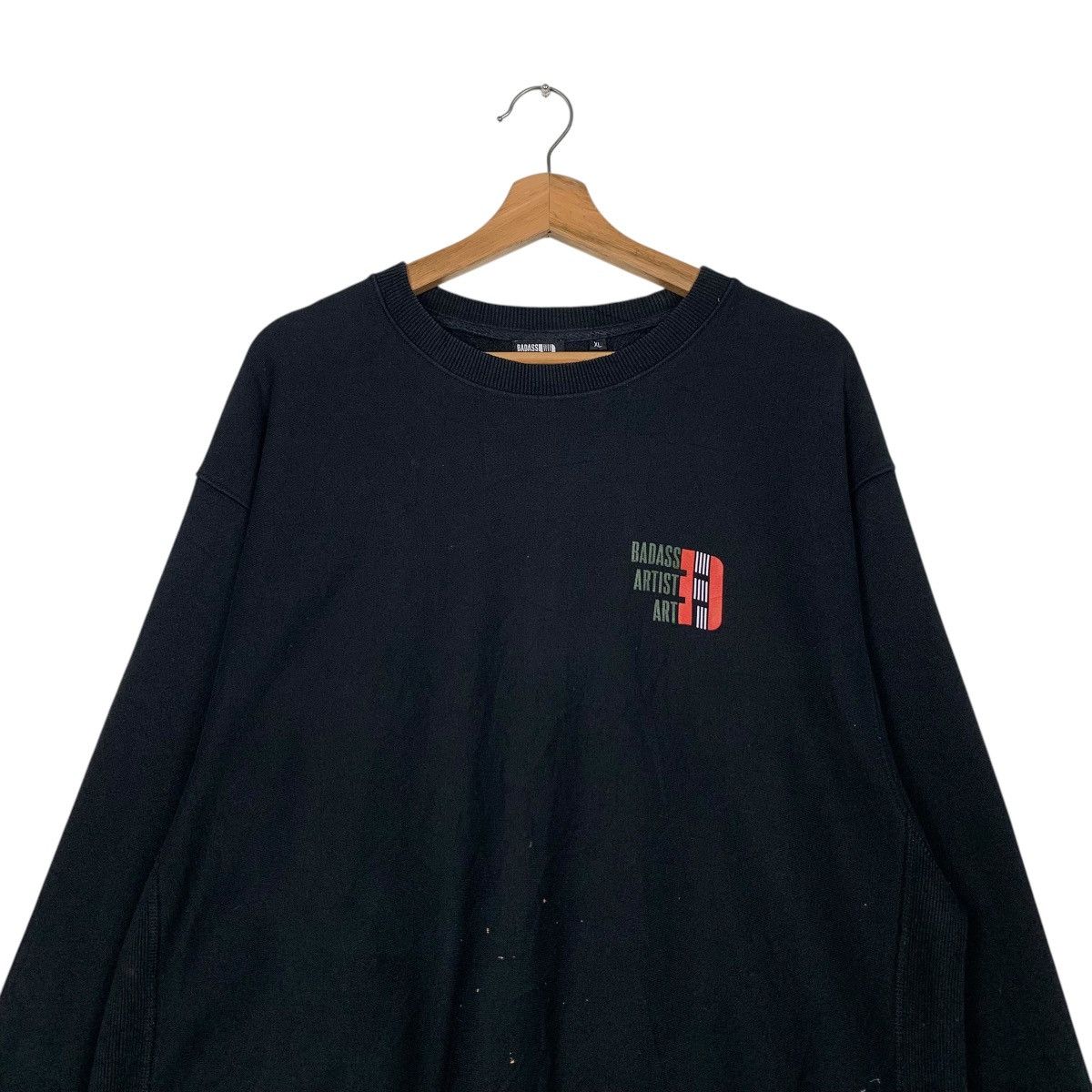 Japanese Brand BADASS ARTIST ART Peace Love Freedom Sweatshirt #2424-C108 Size US XL / EU 56 / 4 - 4 Thumbnail
