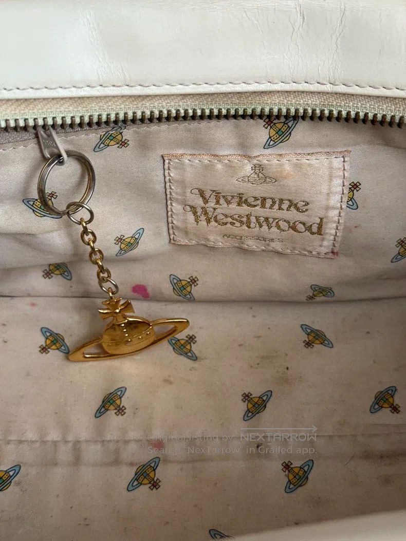 Vivienne Westwood Vivienne Westwood size os Vintage Saturn White Briefcase Size ONE SIZE - 9 Thumbnail