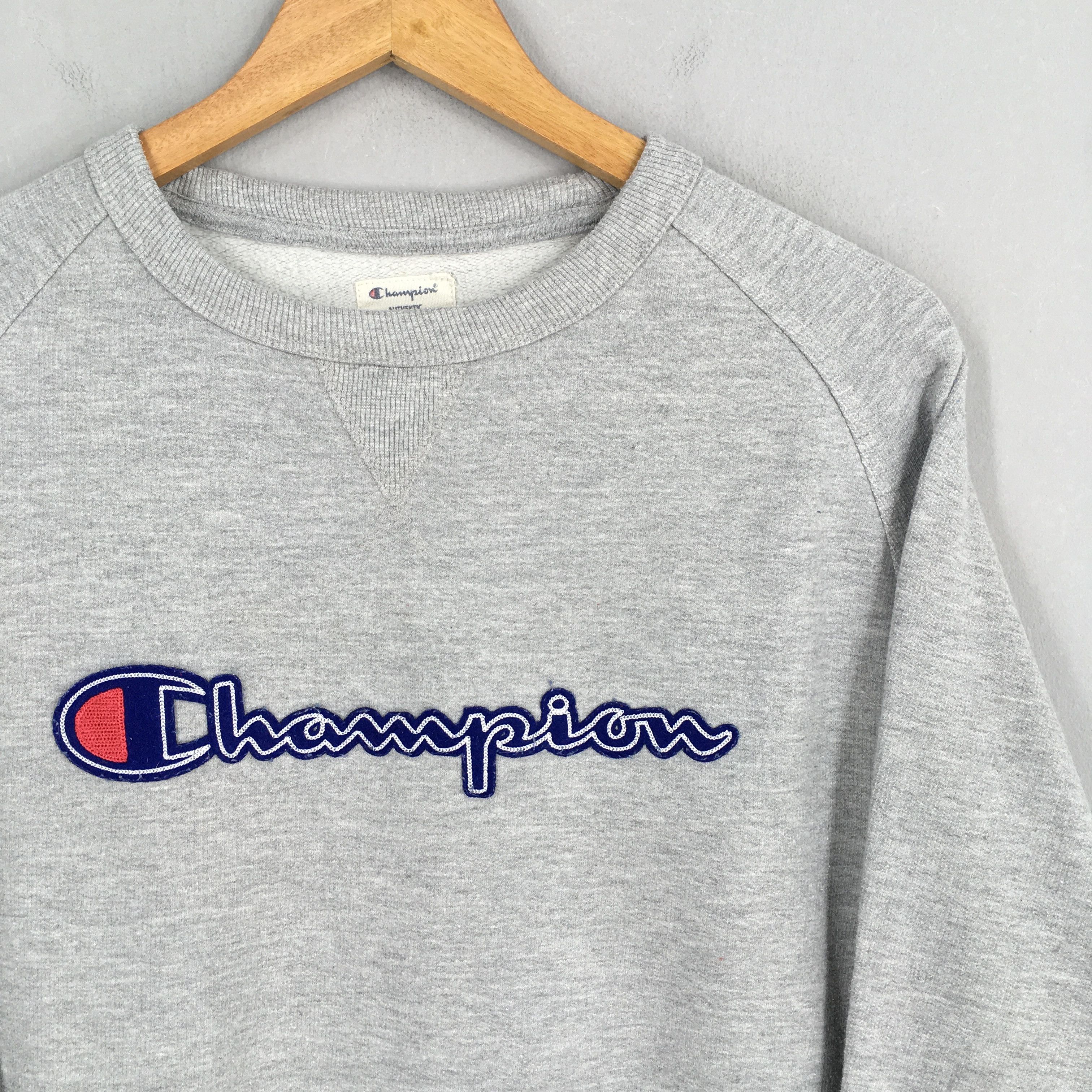 Champion Vintage Champion College Gray Sweatshirt Large Size US L / EU 52-54 / 3 - 2 Thumbnail